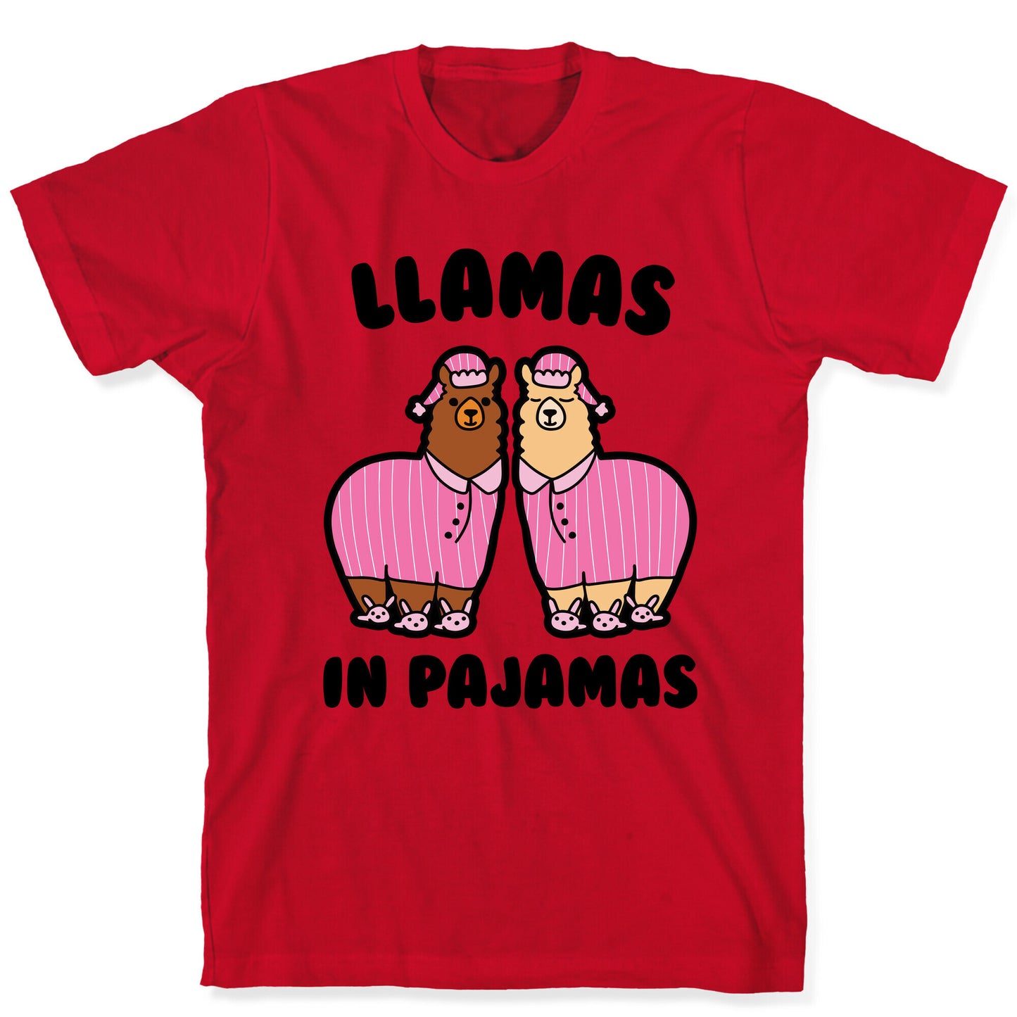 Llamas in Pajamas T-Shirt