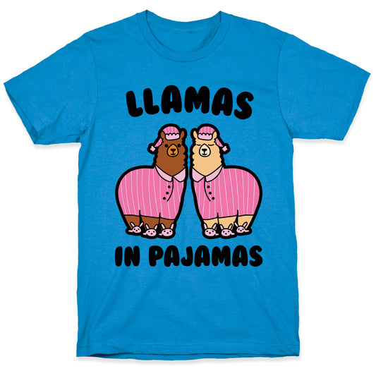 Llamas in Pajamas T-Shirt
