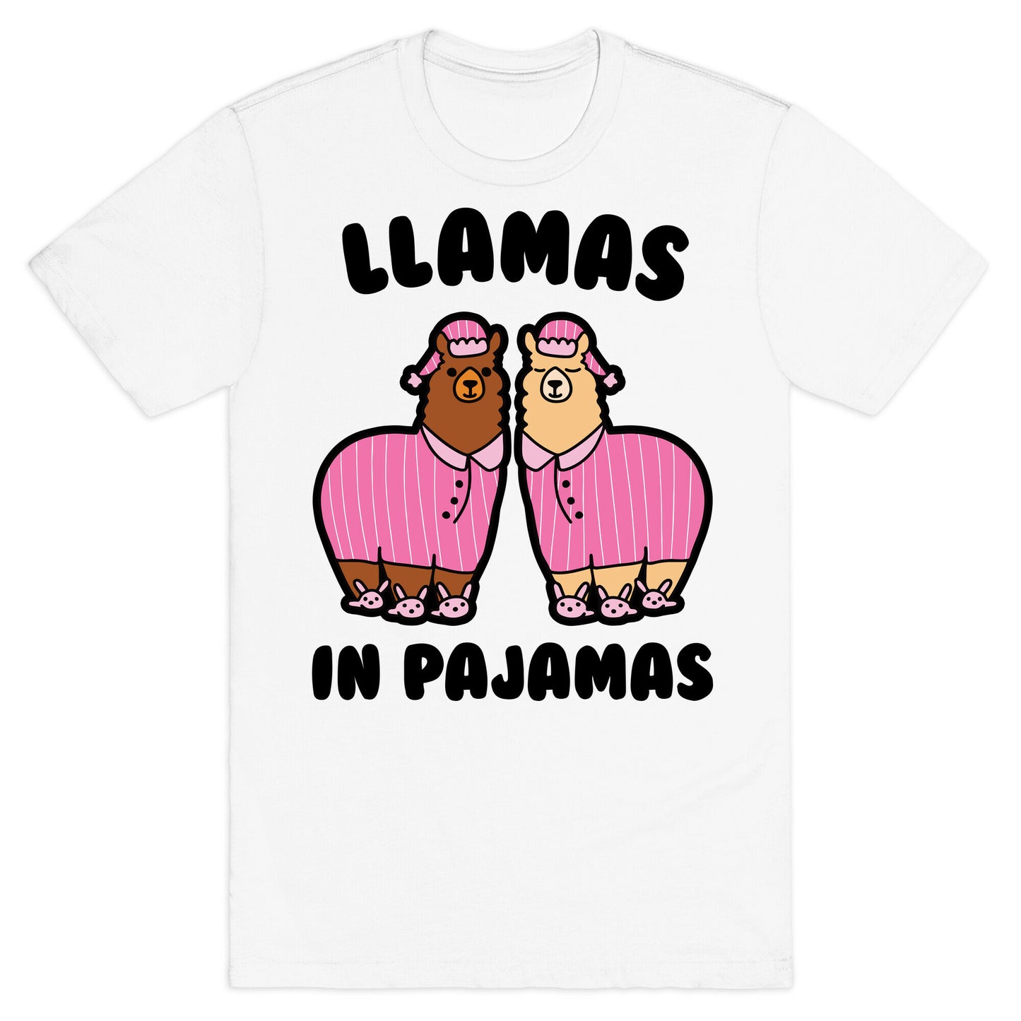 Llamas in Pajamas T-Shirt