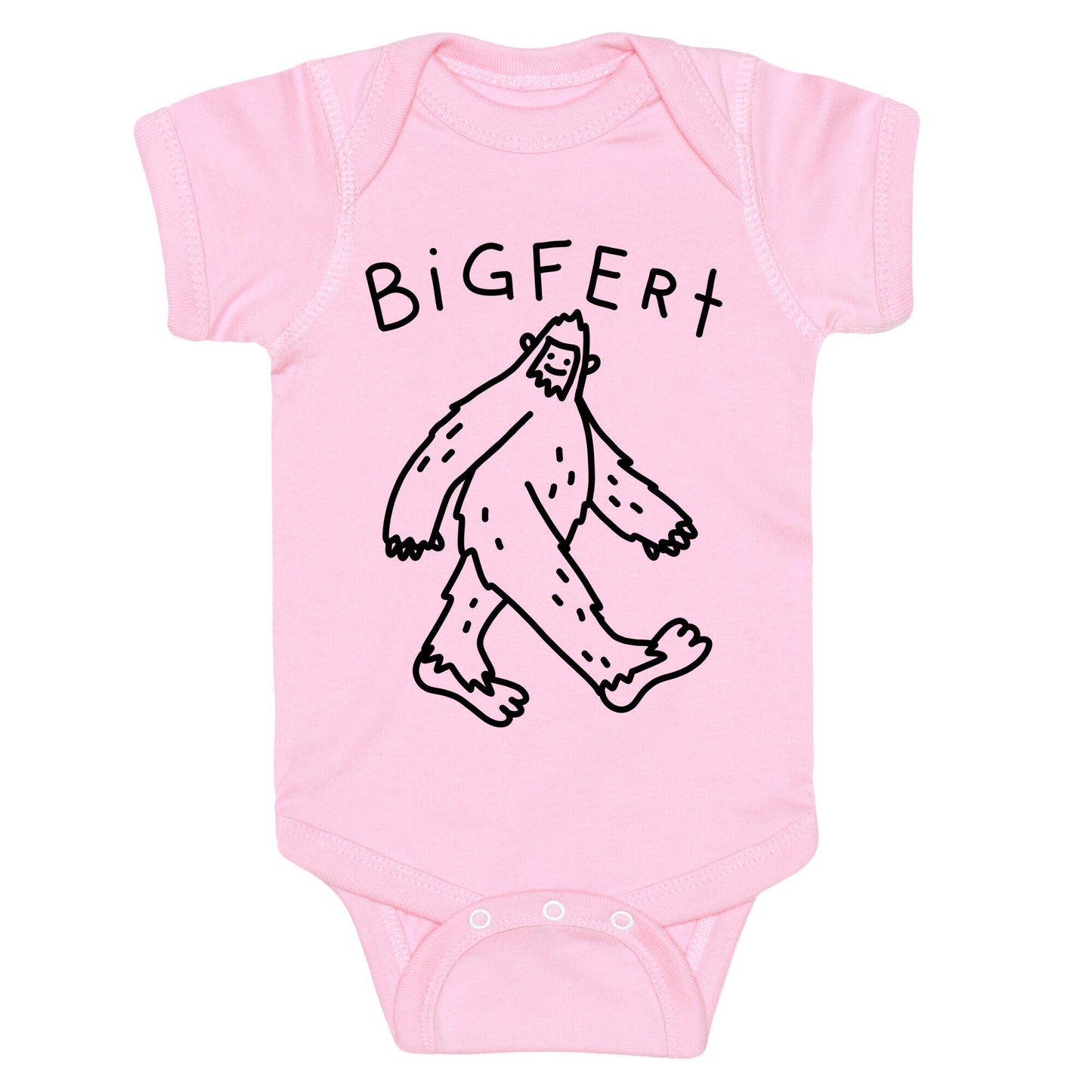 Derpy Bigfert Sasquatch Baby One Piece