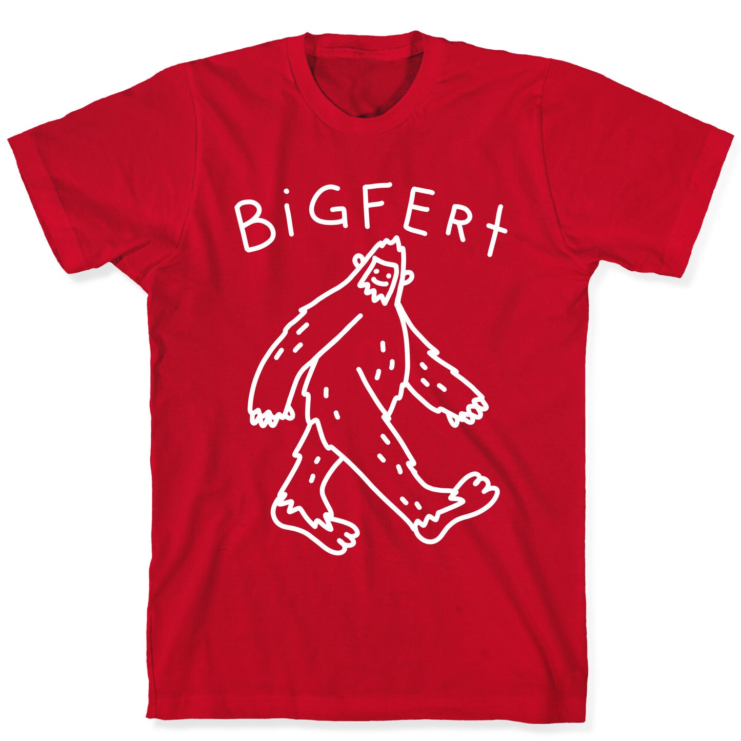 Derpy Bigfert Sasquatch T-Shirt