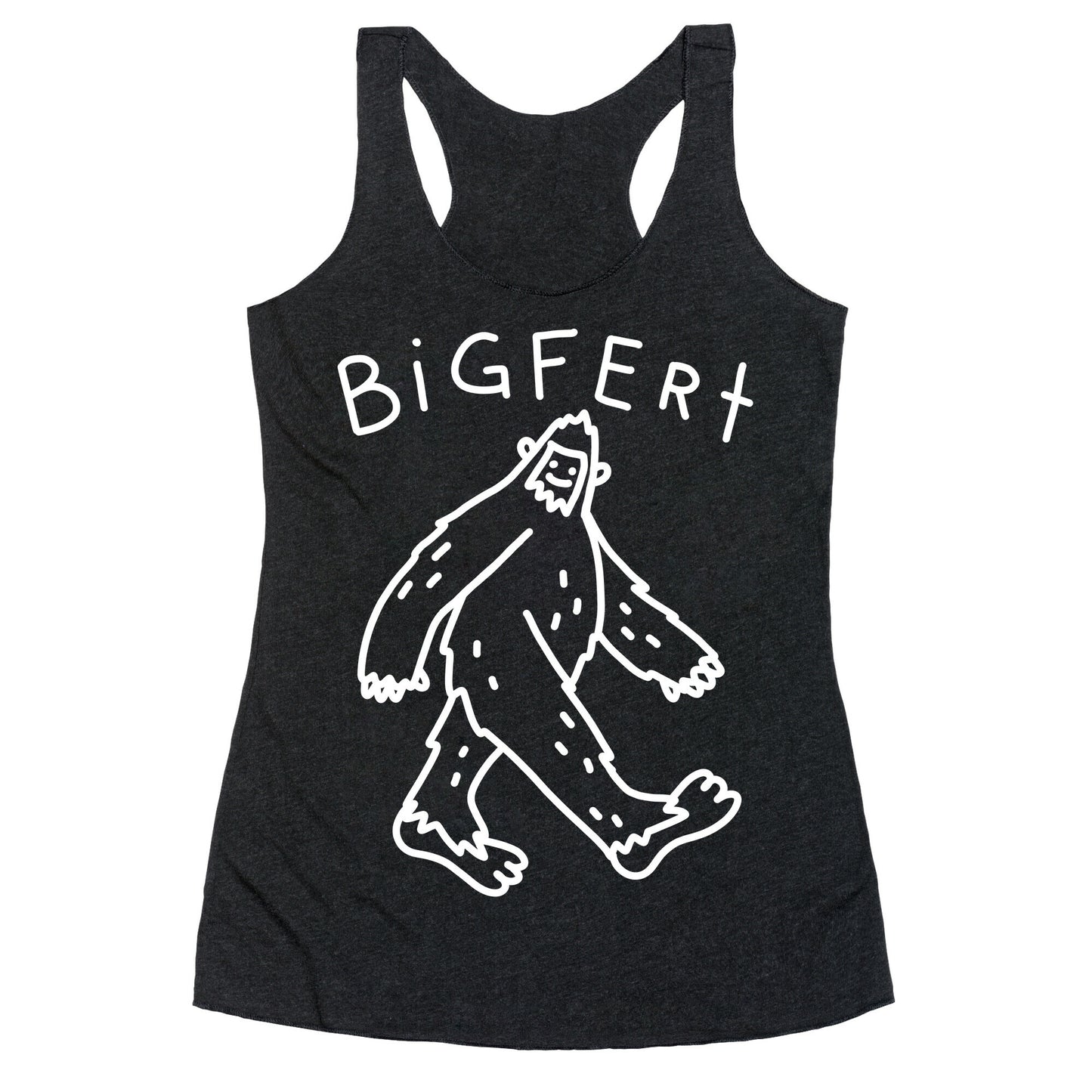 Derpy Bigfert Sasquatch Racerback Tank