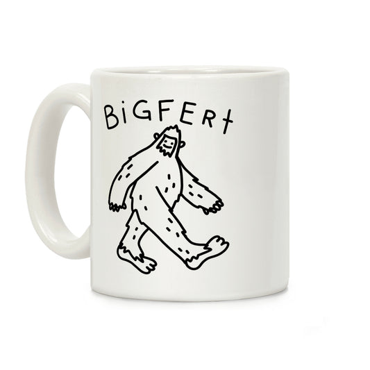 Derpy Bigfert Sasquatch Coffee Mug