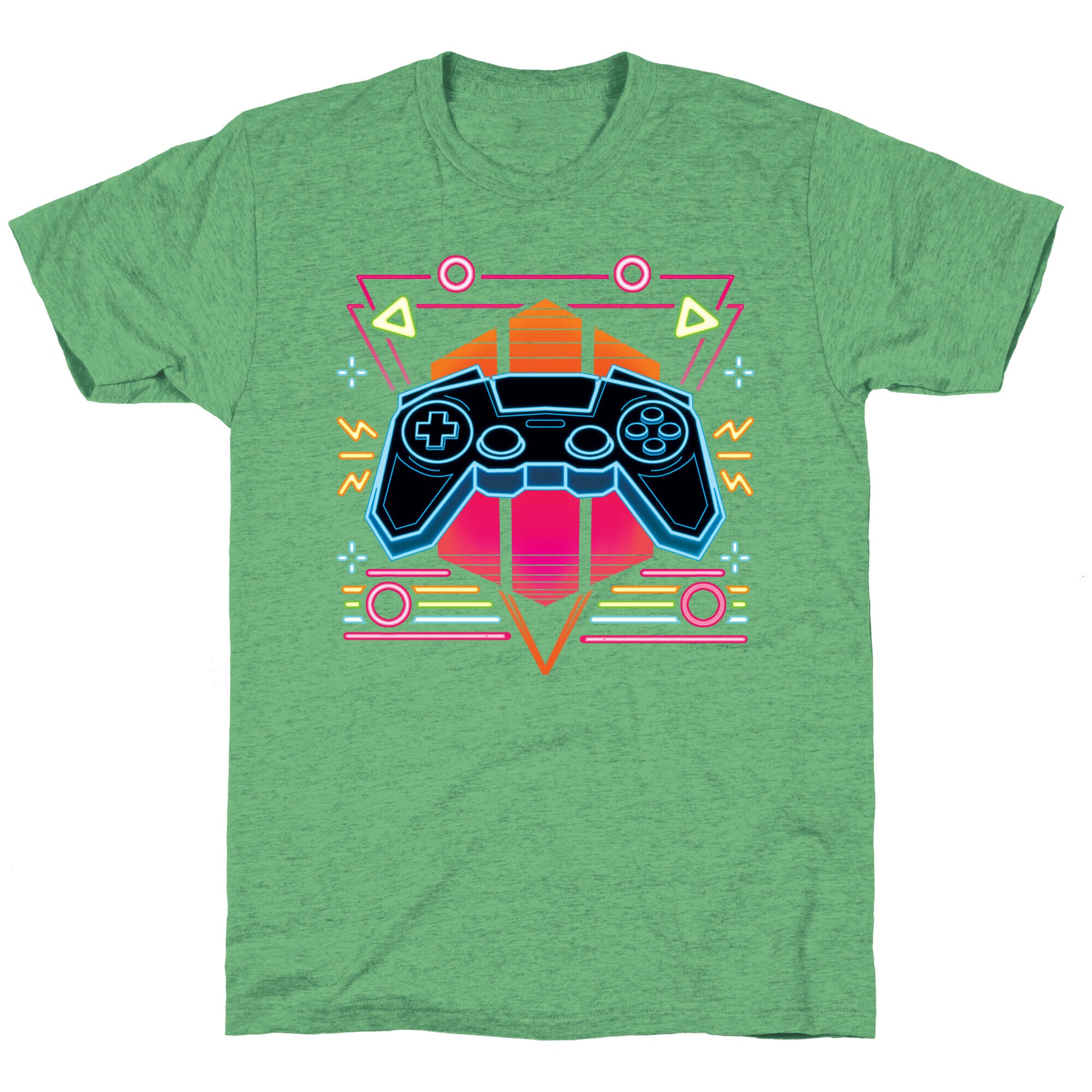 Synthwave Gamer Unisex Triblend Tee