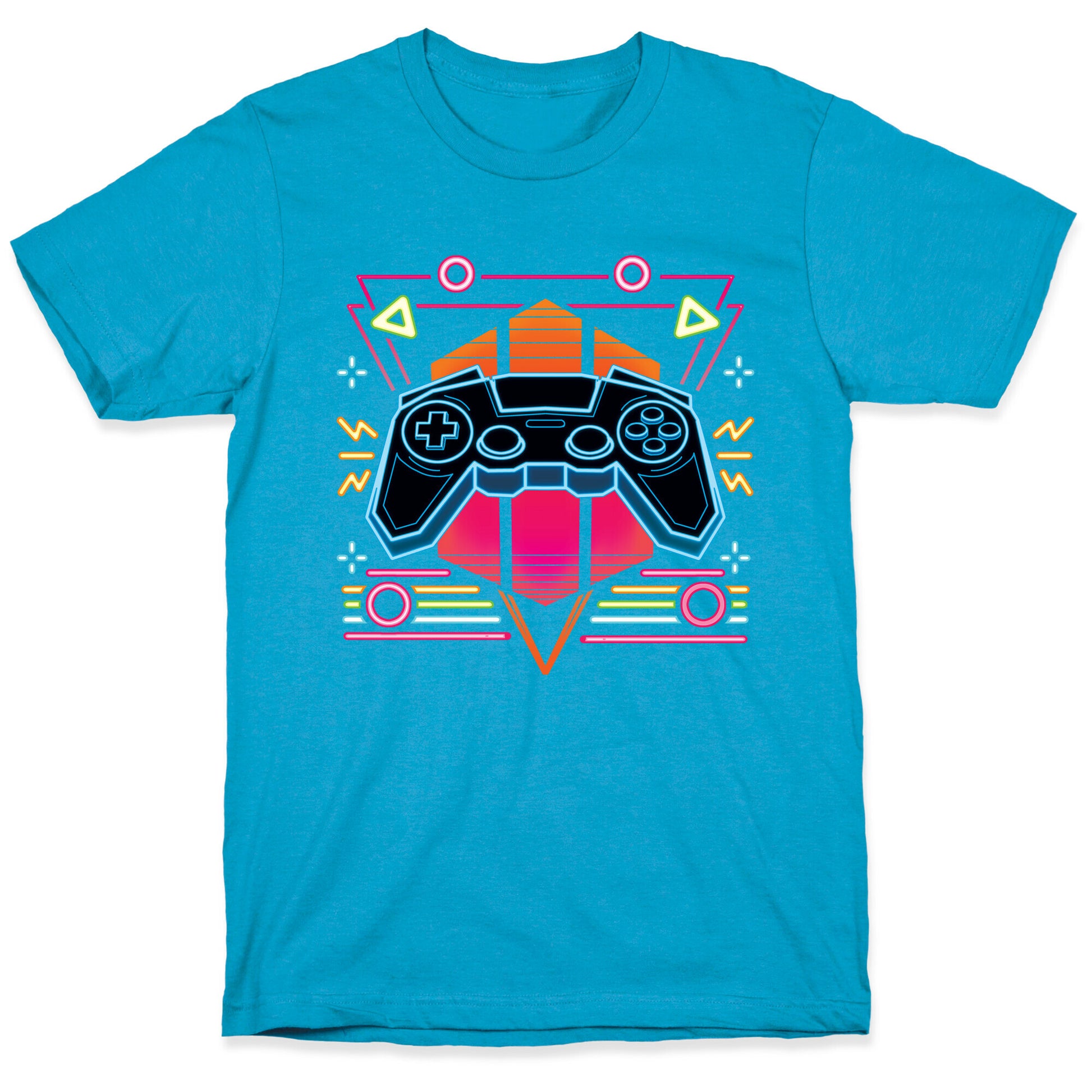 Synthwave Gamer Unisex Triblend Tee