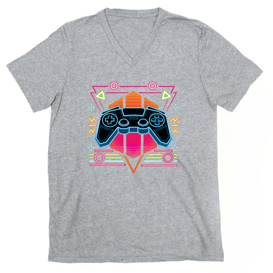 Synthwave Gamer V-Neck