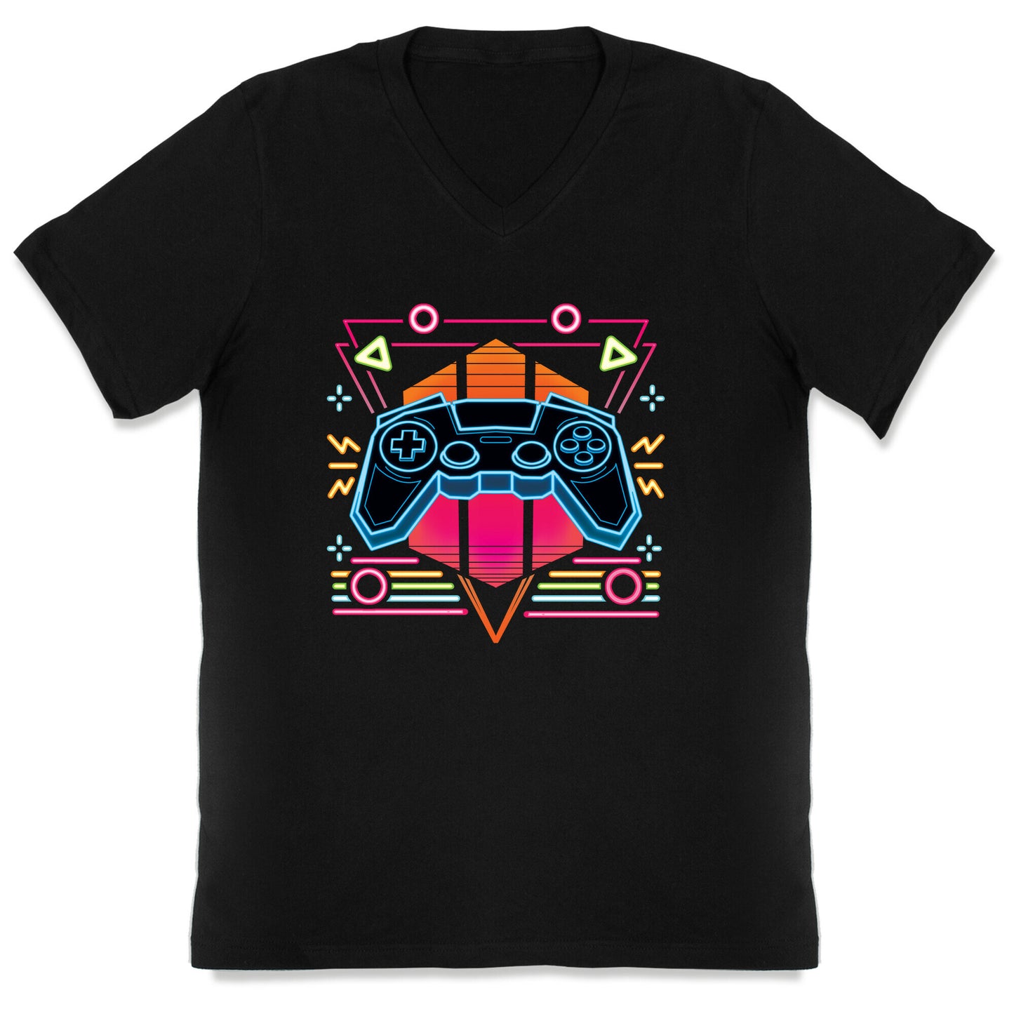 Synthwave Gamer V-Neck