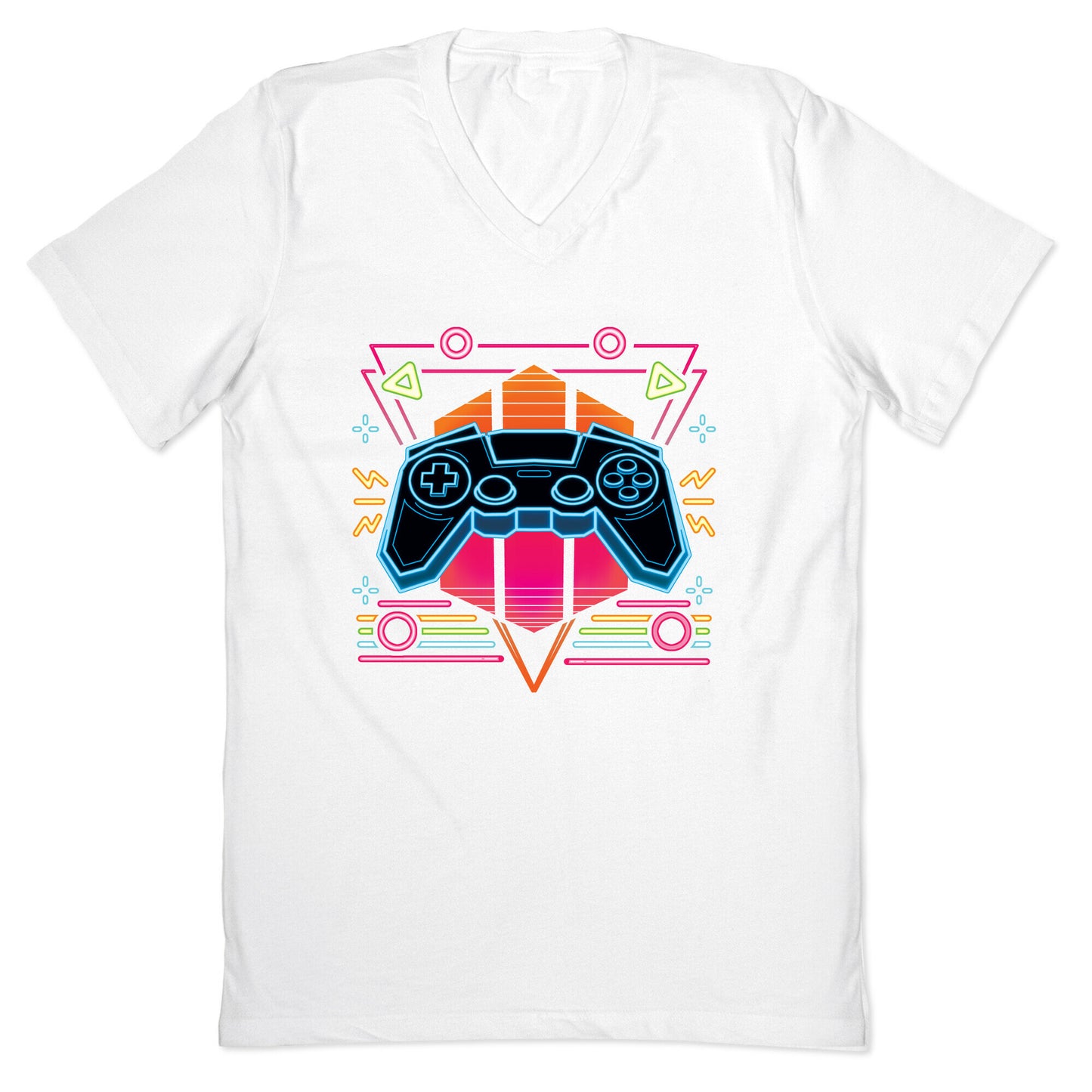 Synthwave Gamer V-Neck
