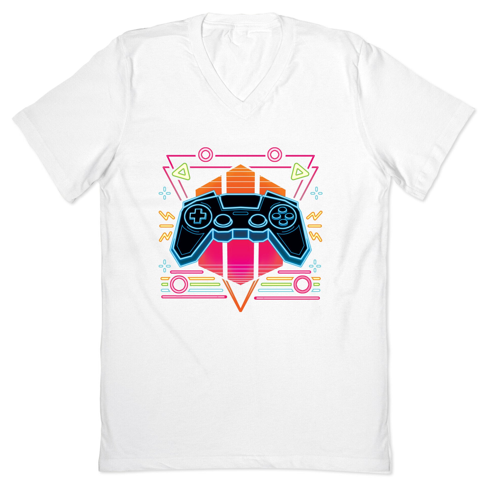 Synthwave Gamer V-Neck