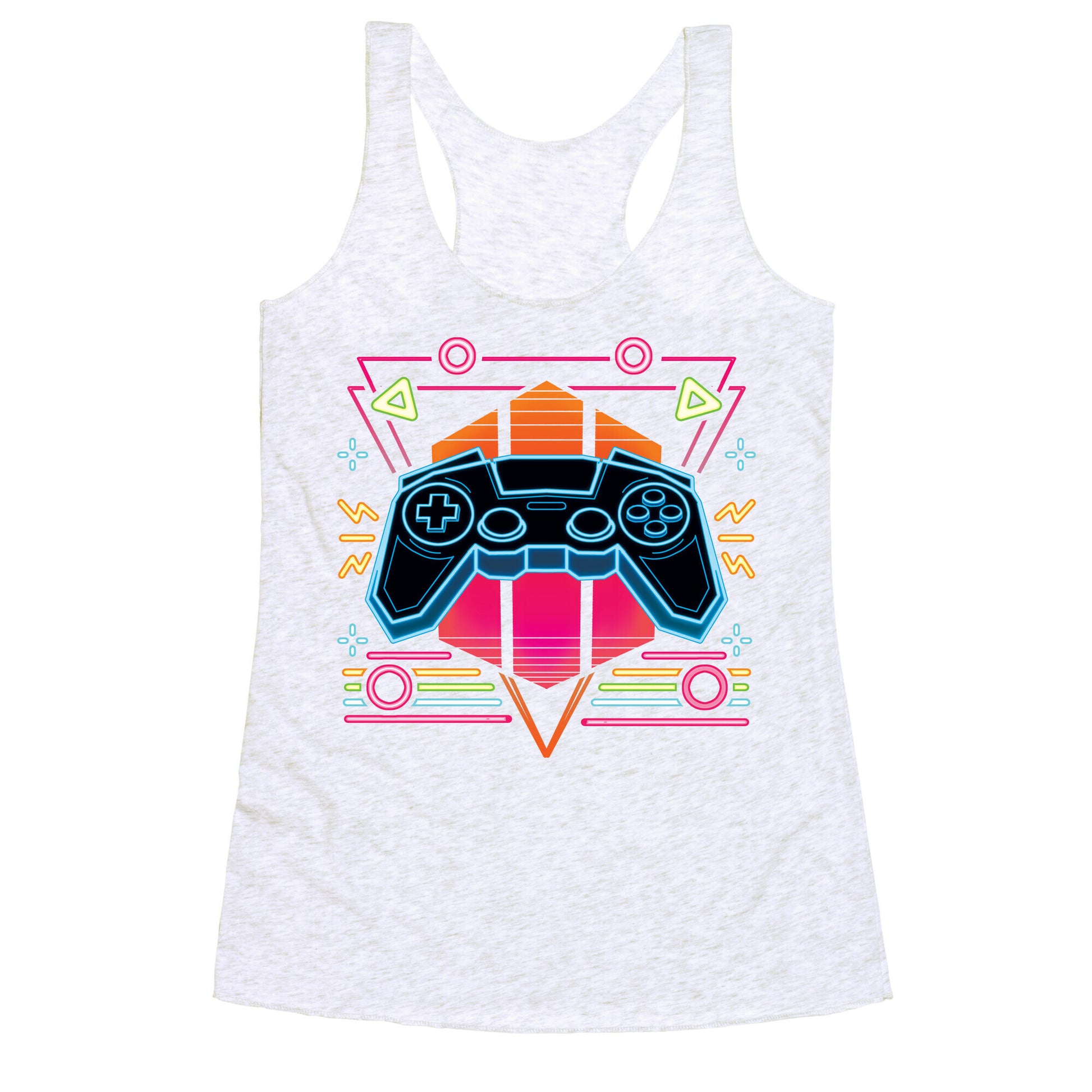 Synthwave Gamer Racerback Tank