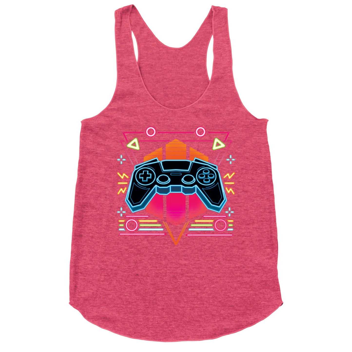 Synthwave Gamer Racerback Tank
