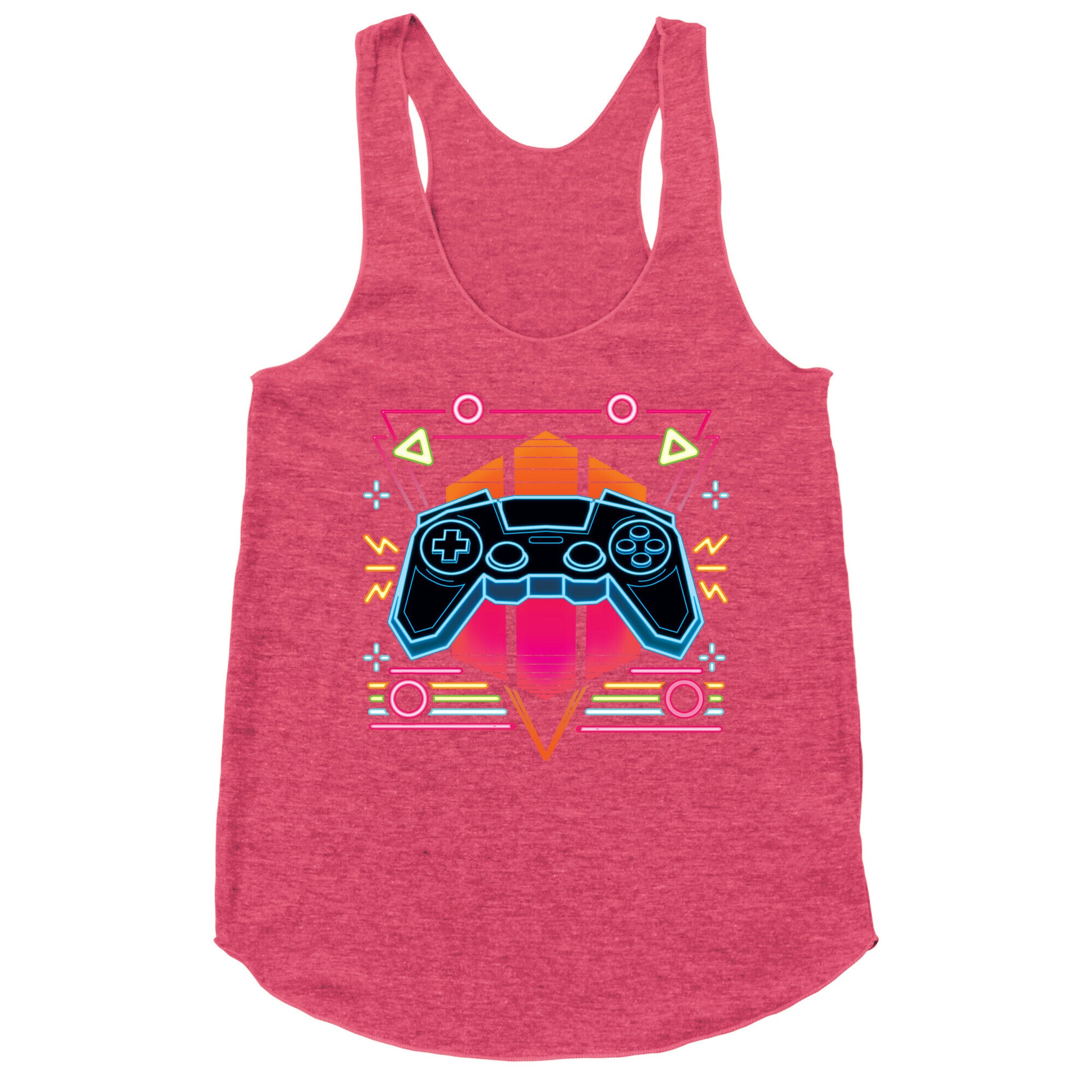 Synthwave Gamer Racerback Tank