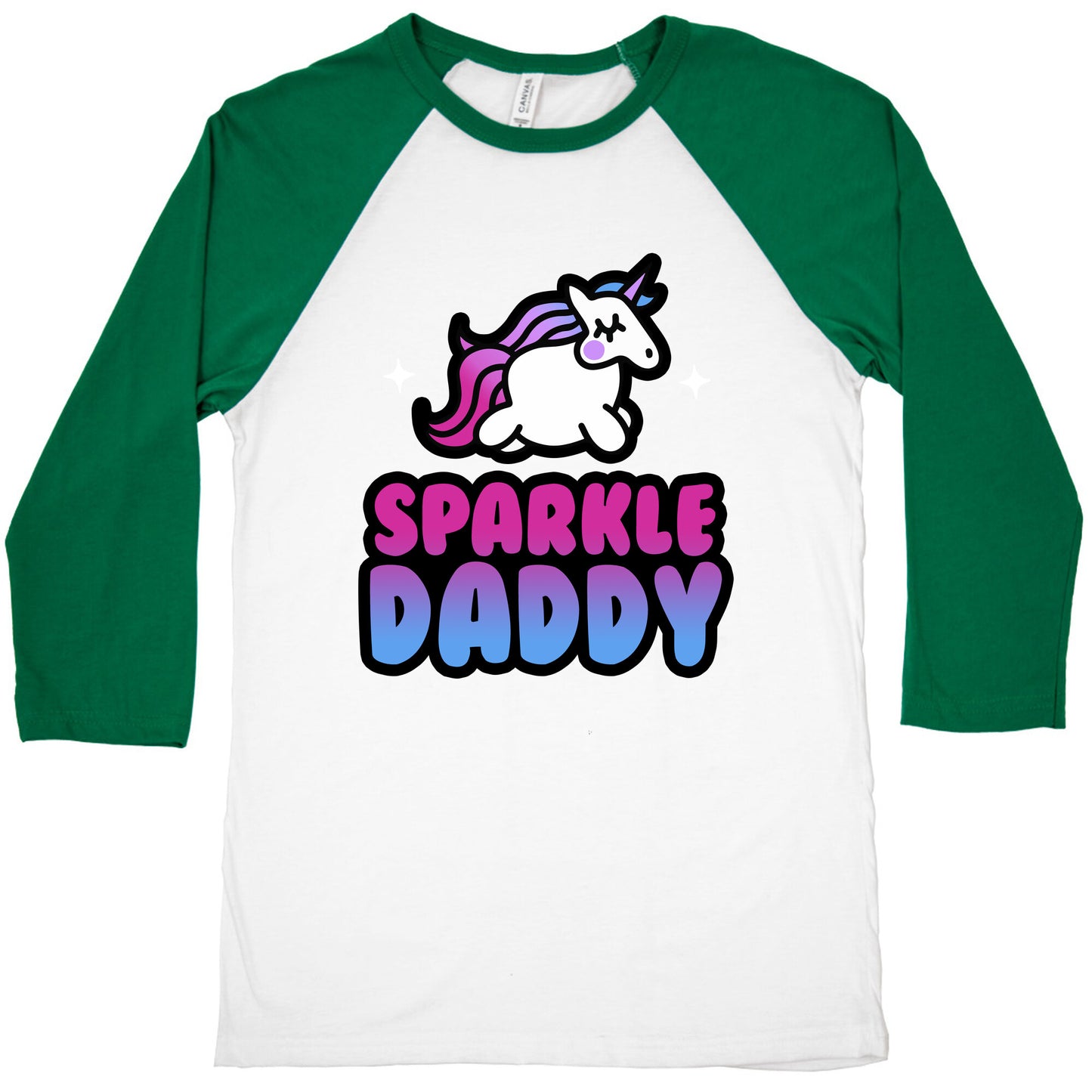Sparkle Daddy Baseball Tee
