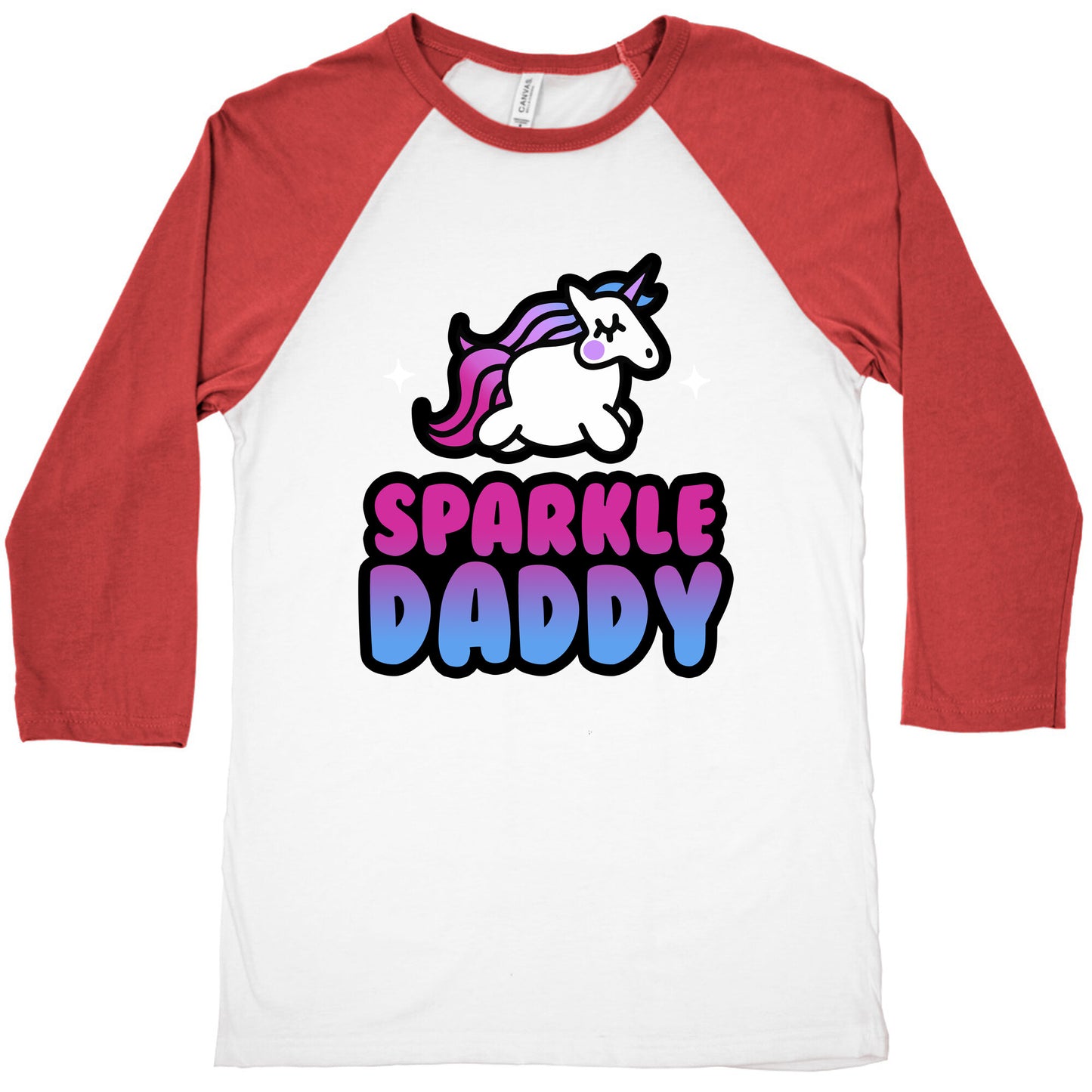 Sparkle Daddy Baseball Tee