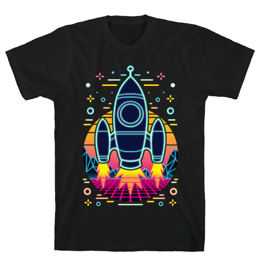 Synthwave Space Exploration T-Shirt