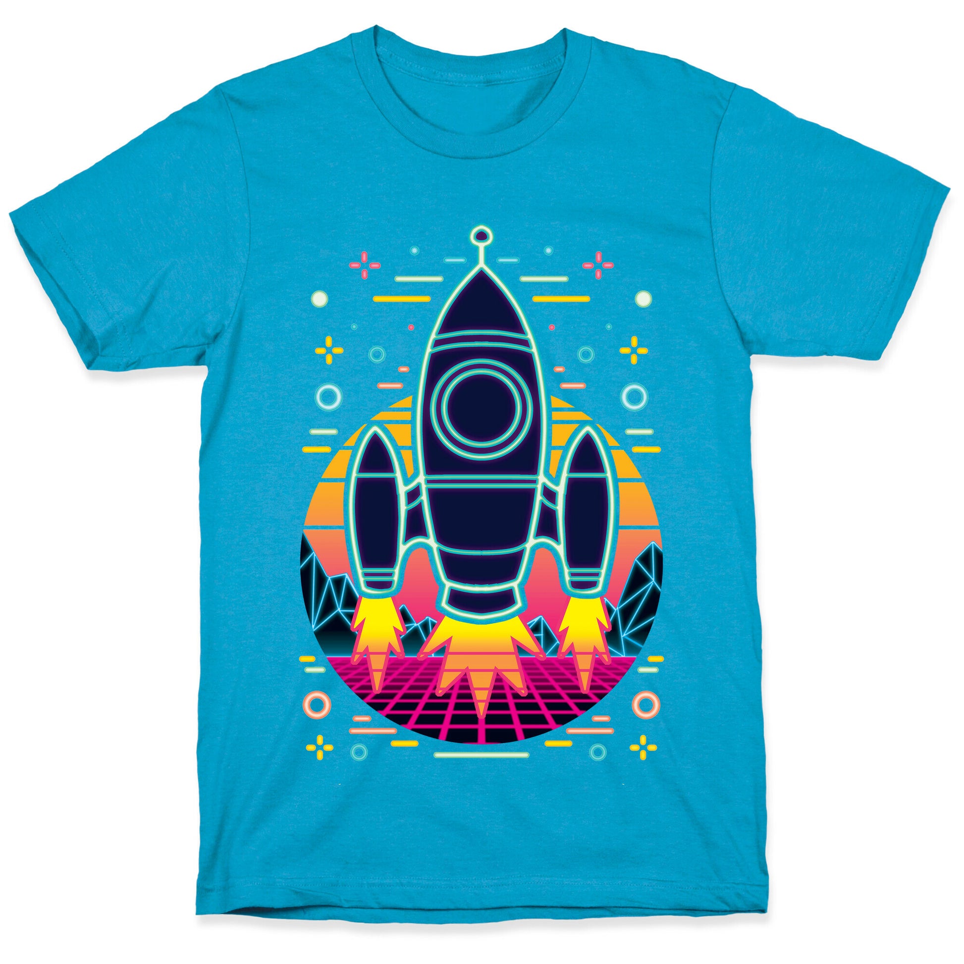 Synthwave Space Exploration Unisex Triblend Tee