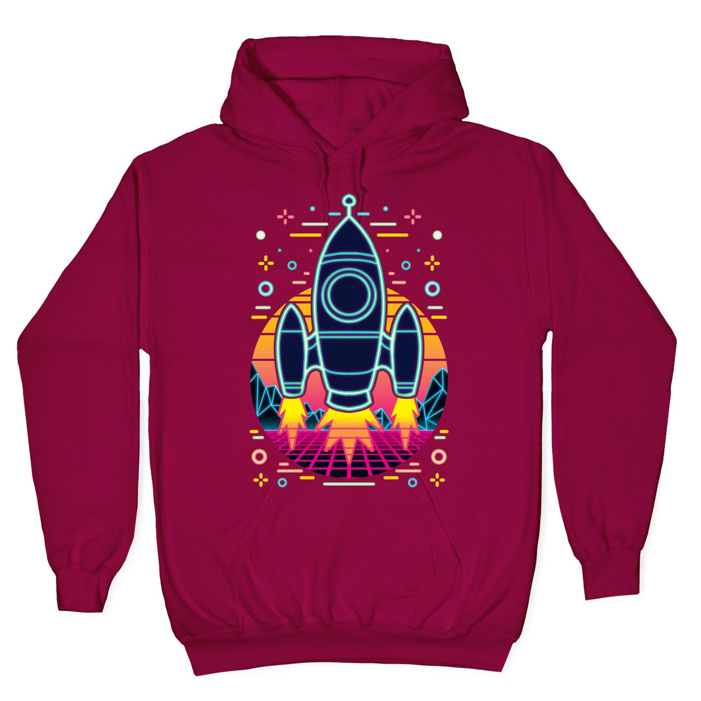 Synthwave Space Exploration Hoodie