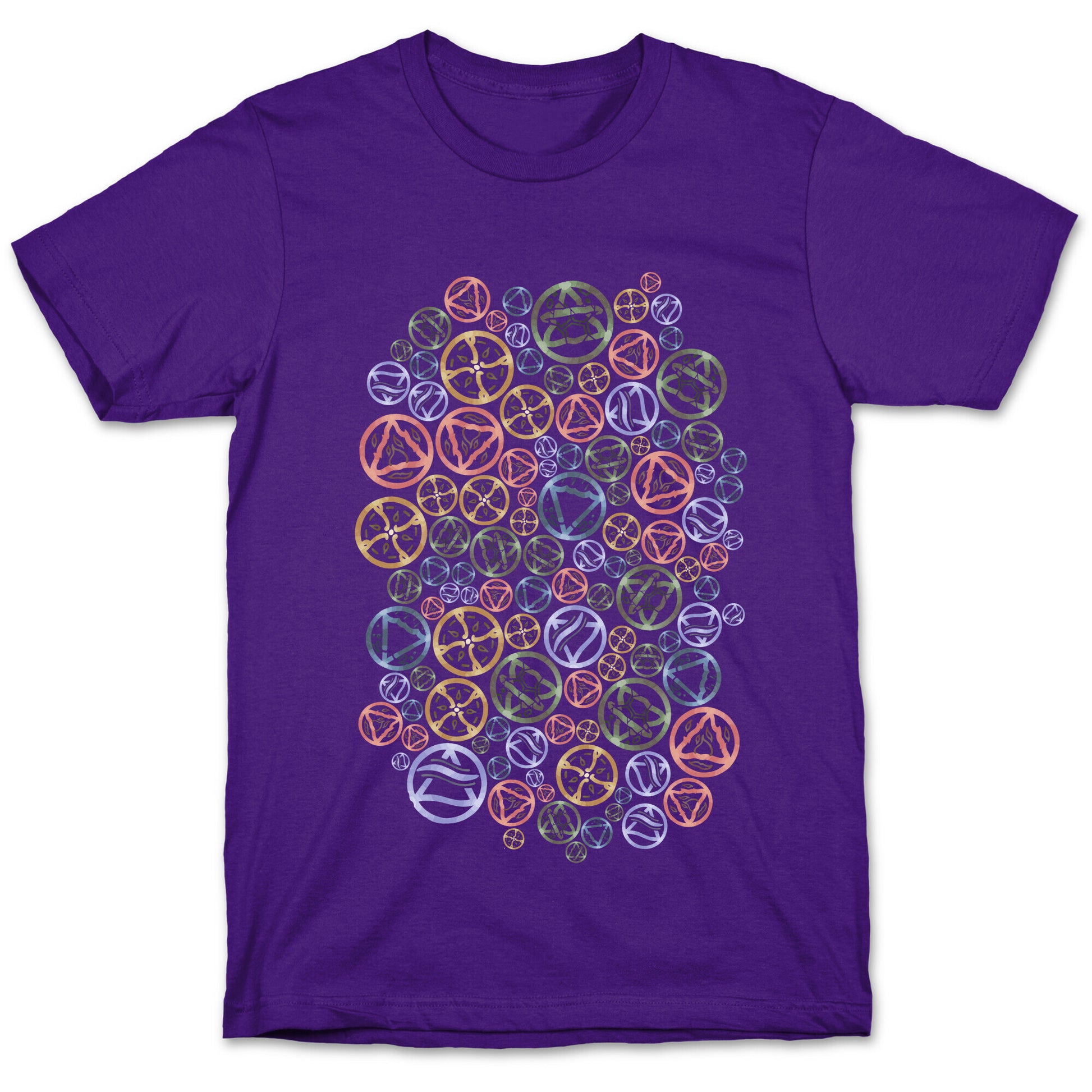 Witch's Elements Pattern T-Shirt