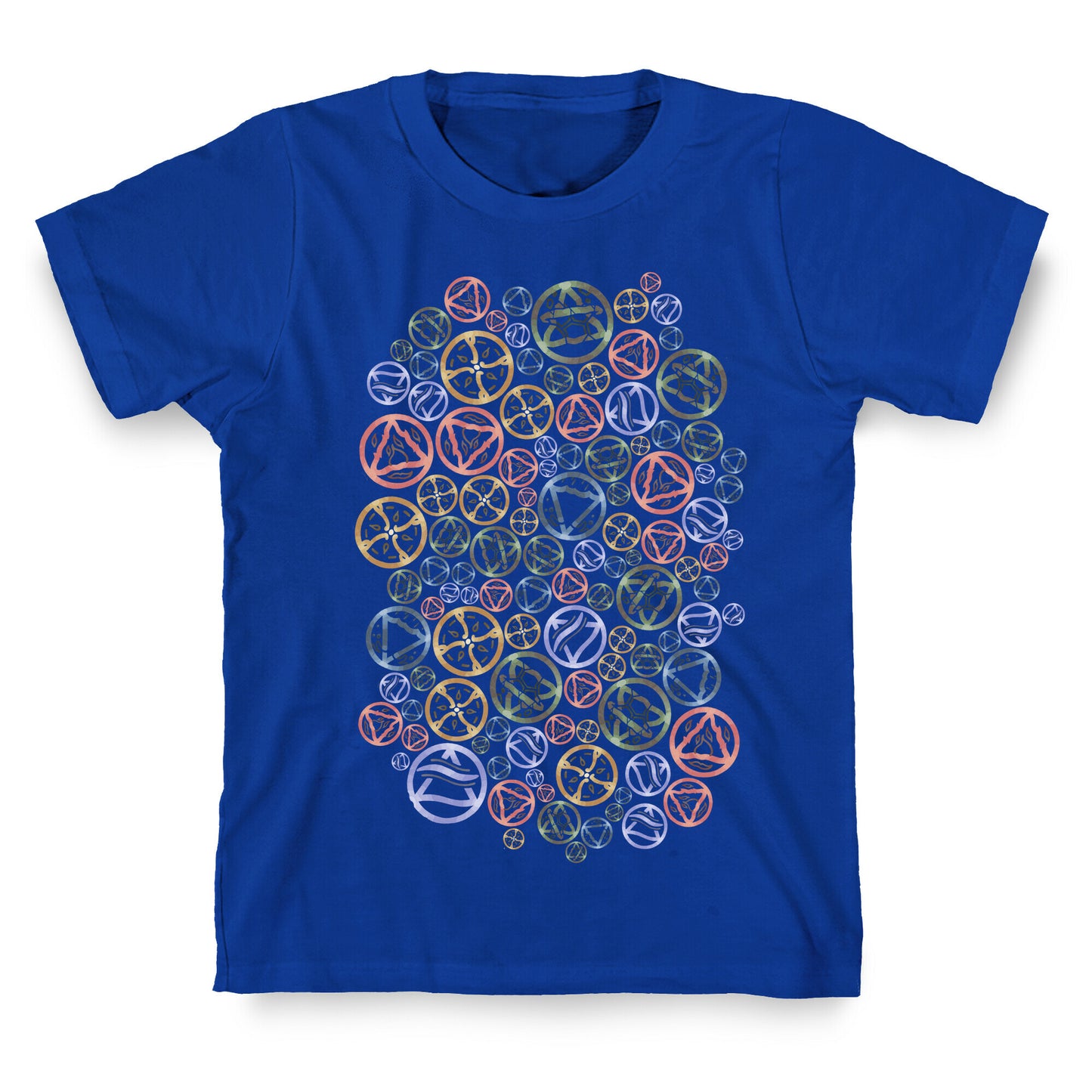 Witch's Elements Pattern T-Shirt