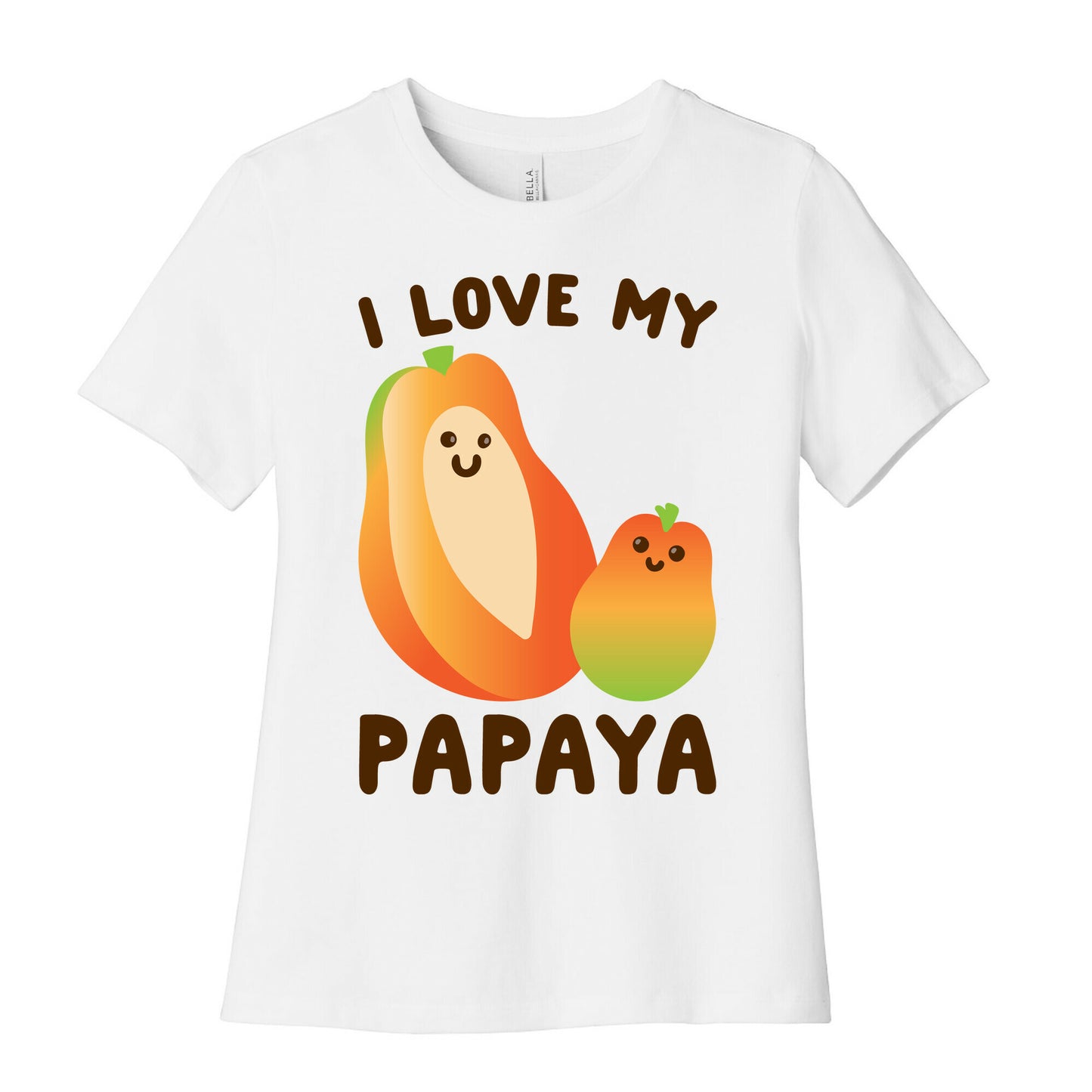 I Love My Papaya Women's Cotton Tee
