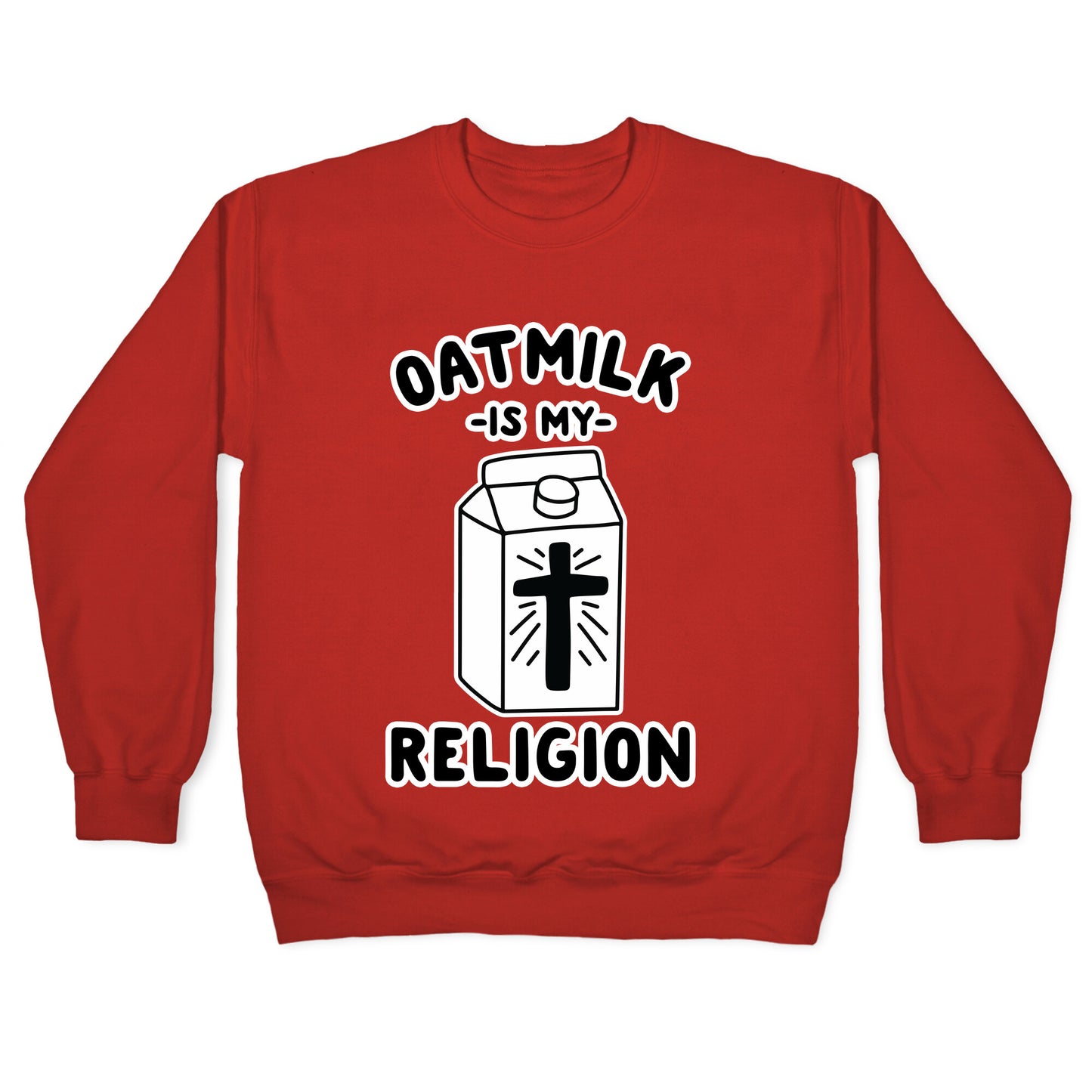 Oatmilk Is My Religion Crewneck Sweatshirt