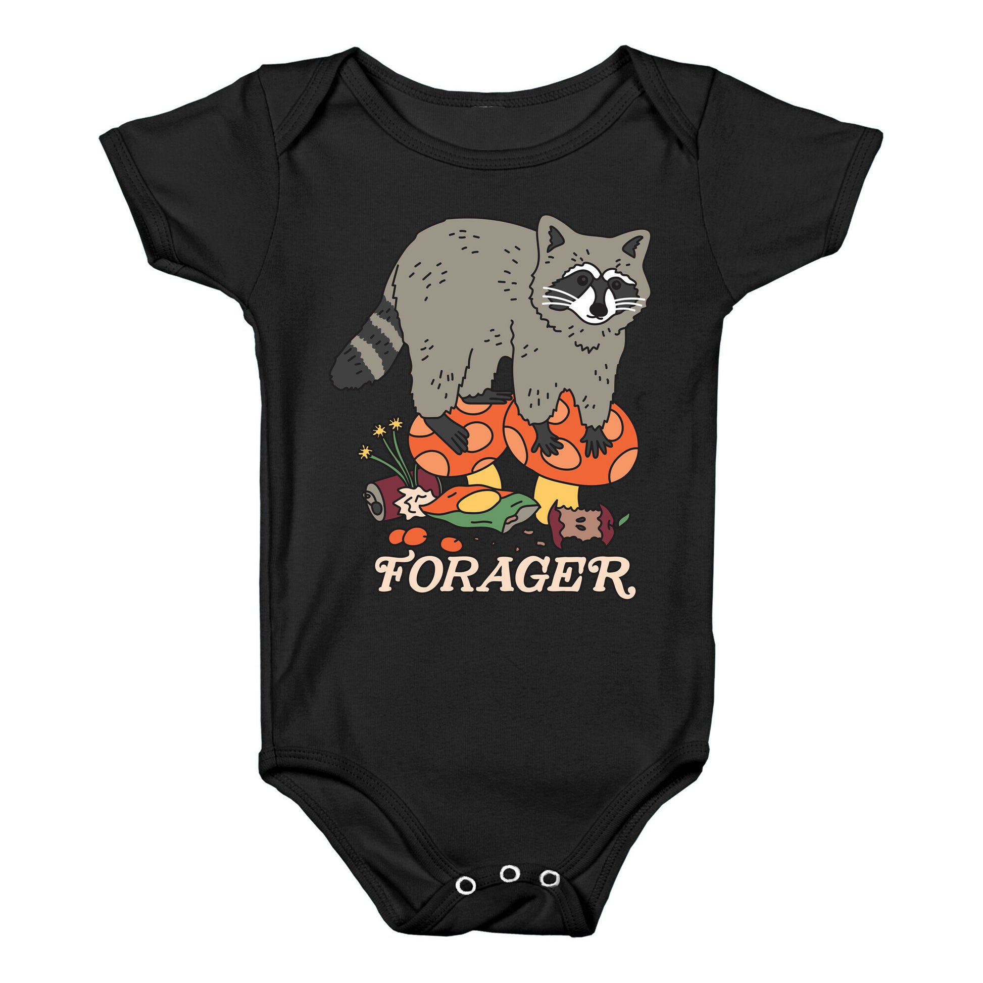 Forager Raccoon Baby One Piece