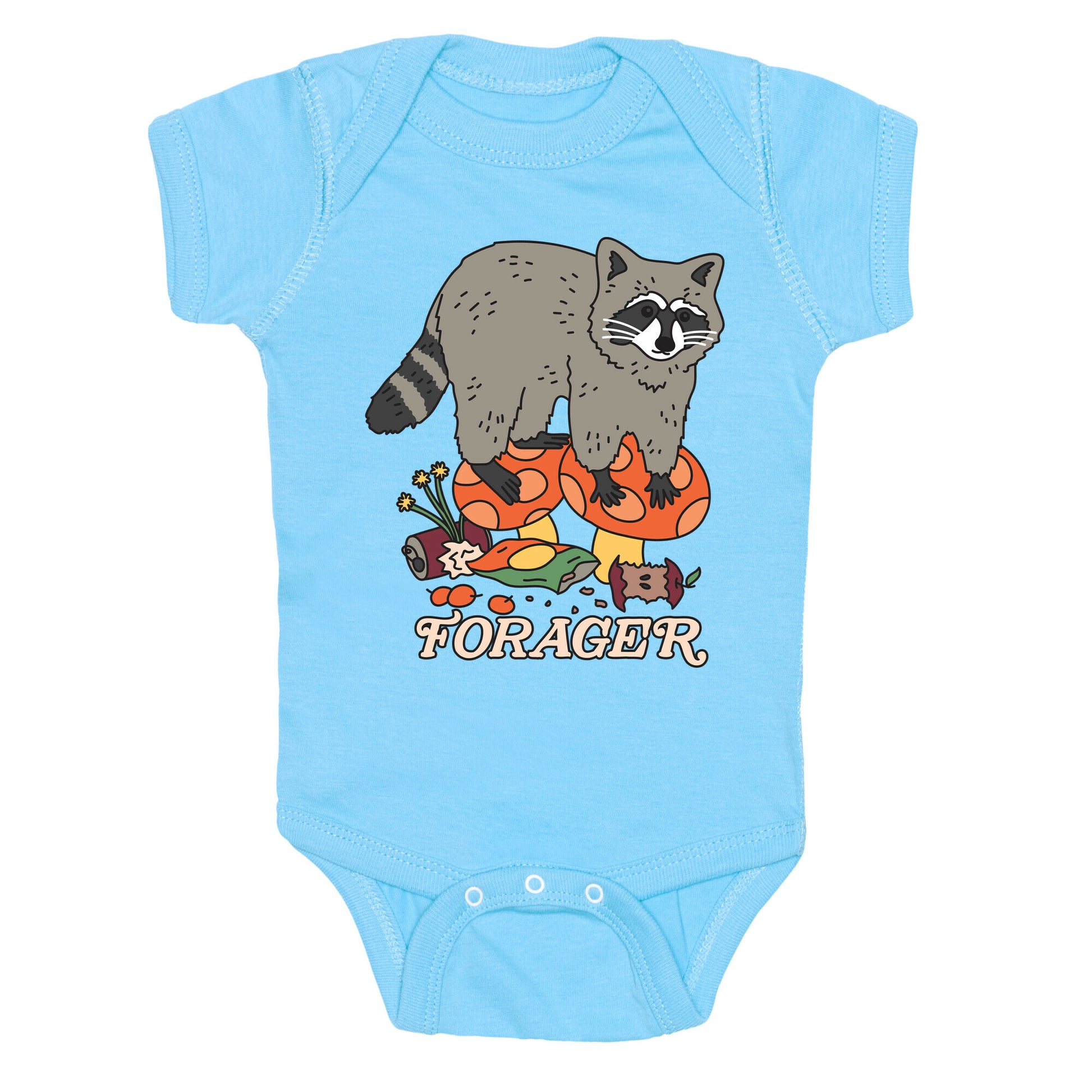 Forager Raccoon Baby One Piece