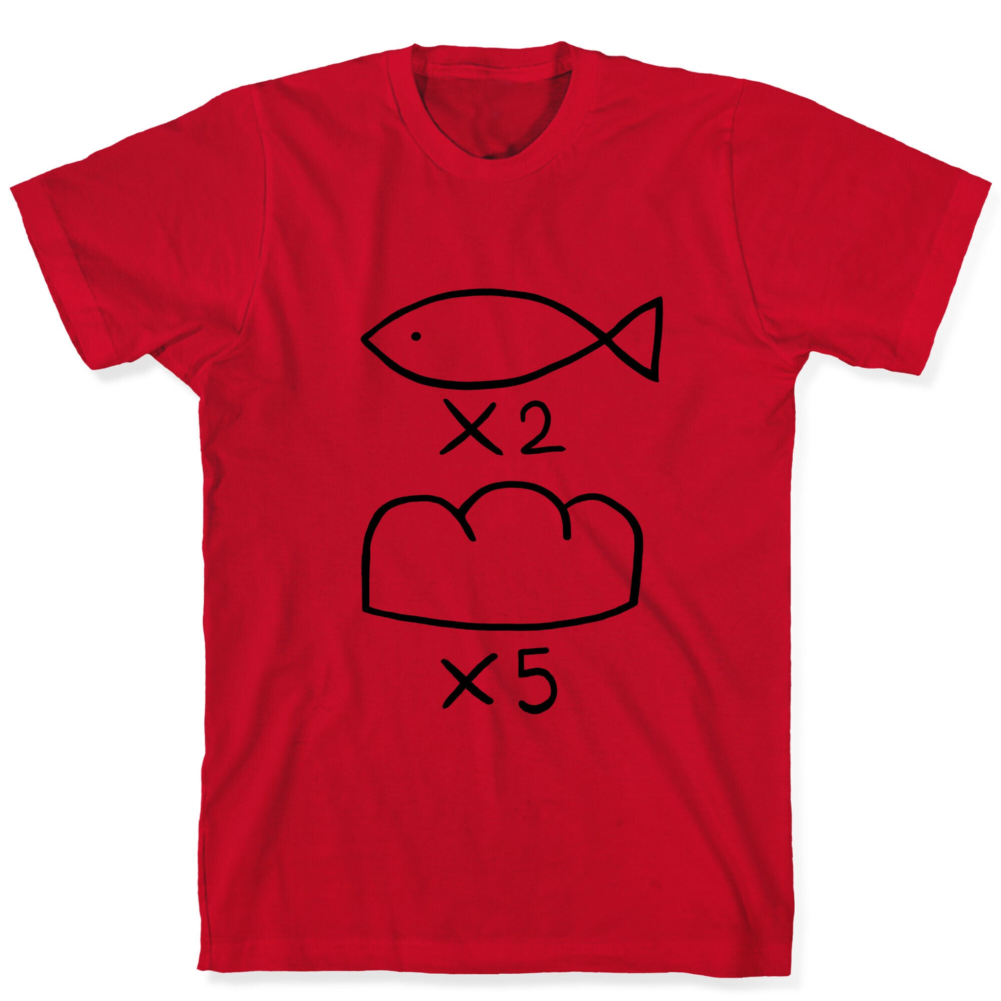 Saint Young Men Fish and Bread T-Shirt