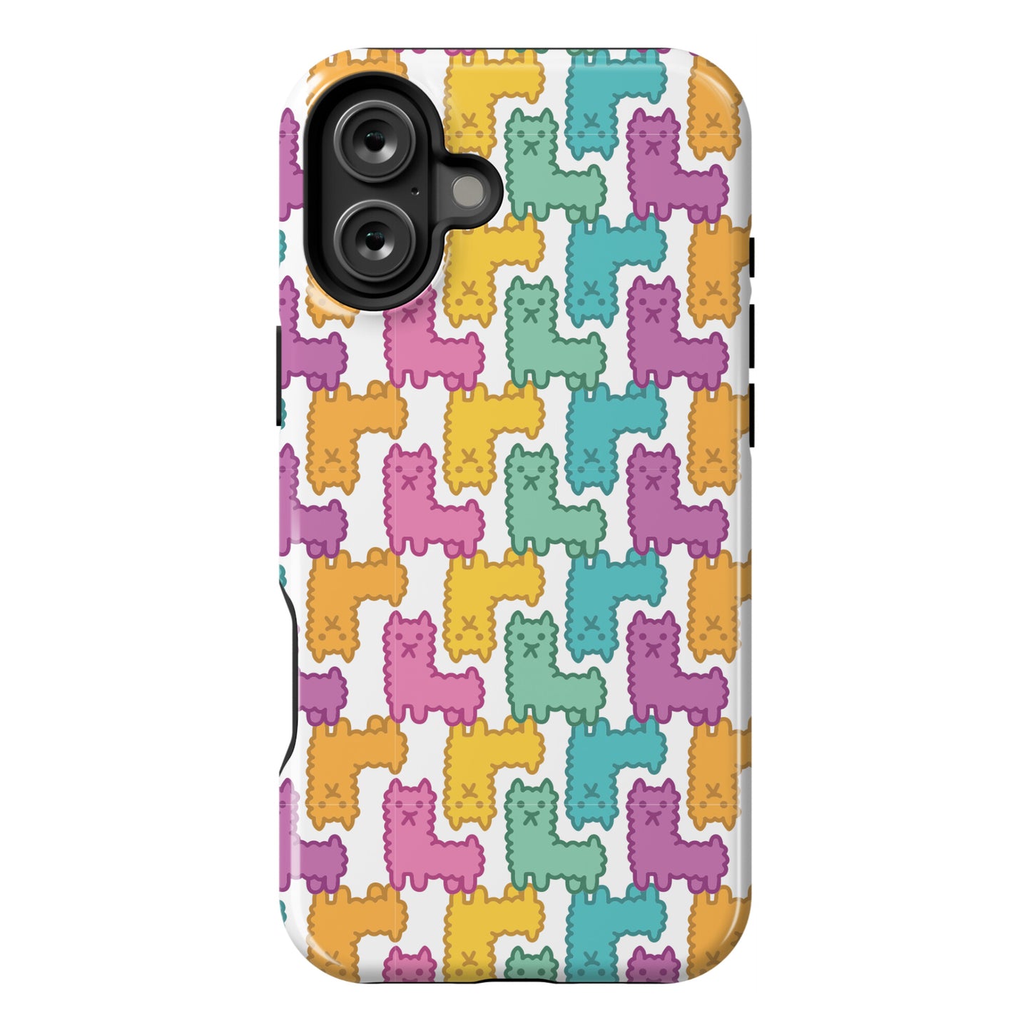 Pastel Llama Pattern Phone Case