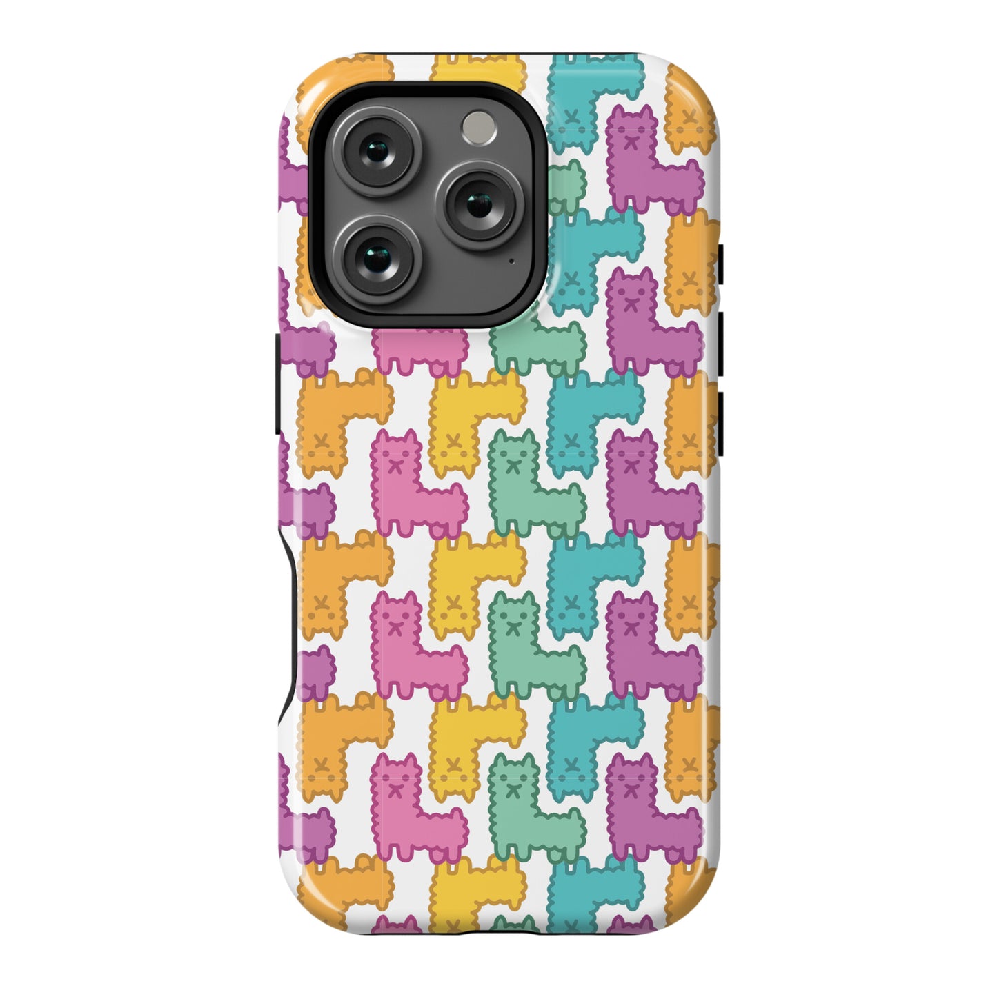 Pastel Llama Pattern Phone Case