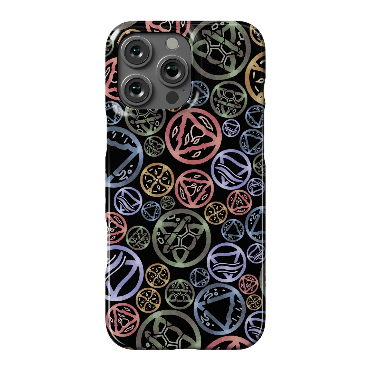 Witch's Elements Dark Pattern Phone Case