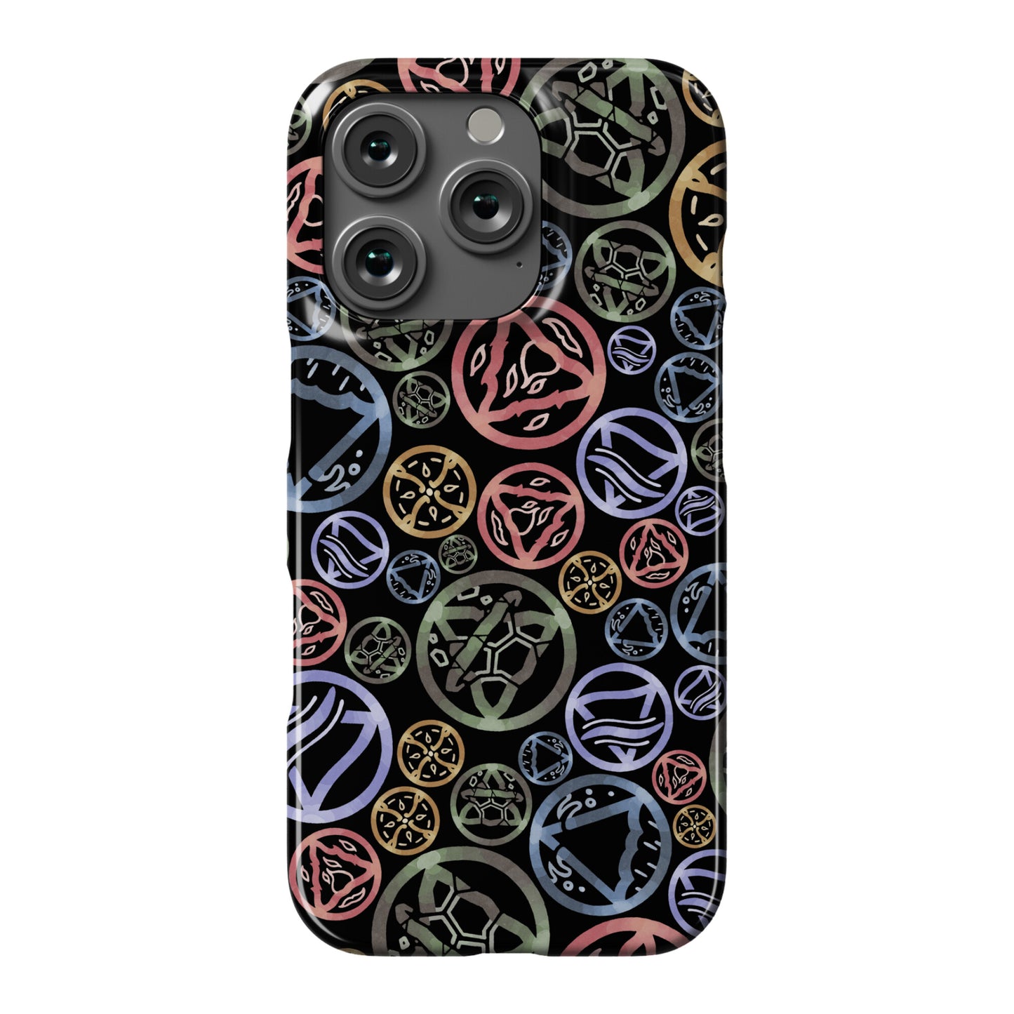Witch's Elements Dark Pattern Phone Case