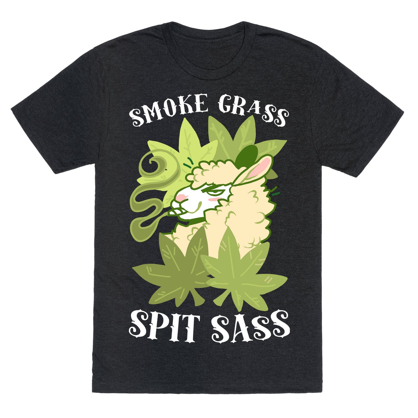 Smoke Grass Spit Sass Unisex Triblend Tee