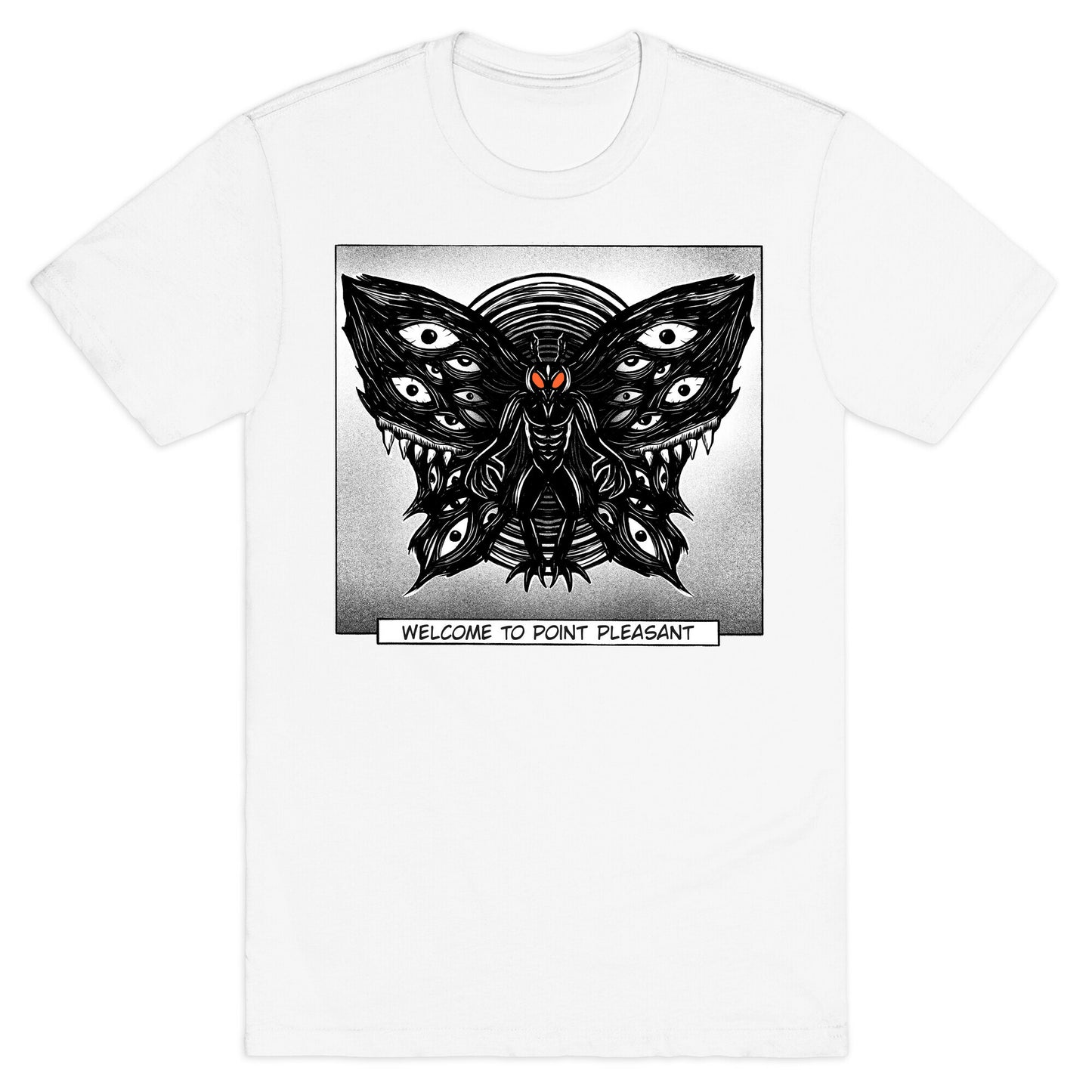 Welcome To Point Pleasant Mothman Manga T-Shirt