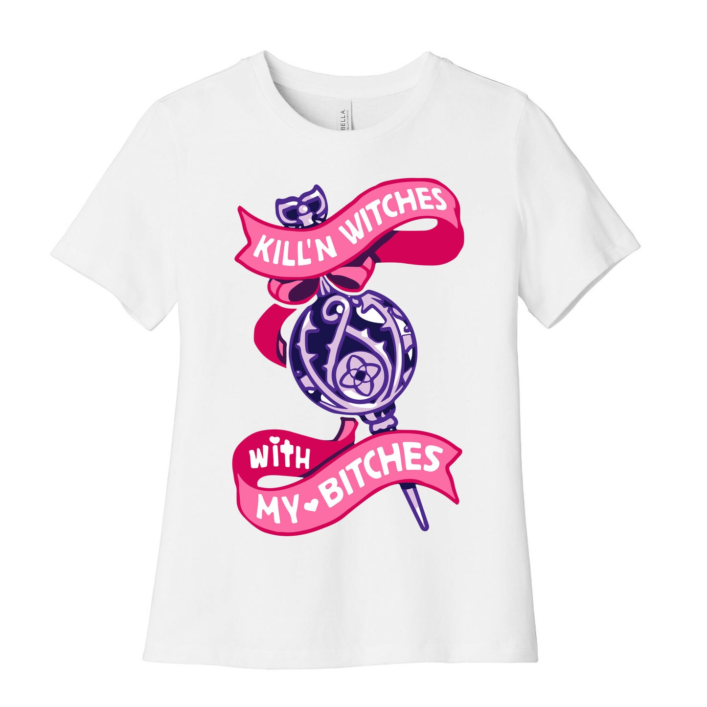 Kill'n Witches With My Bitches Women's Cotton Tee