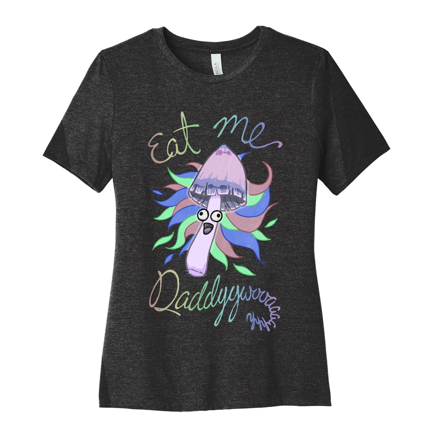 Eat Me Daddy Psychedelic Shroom Women's Cotton Tee