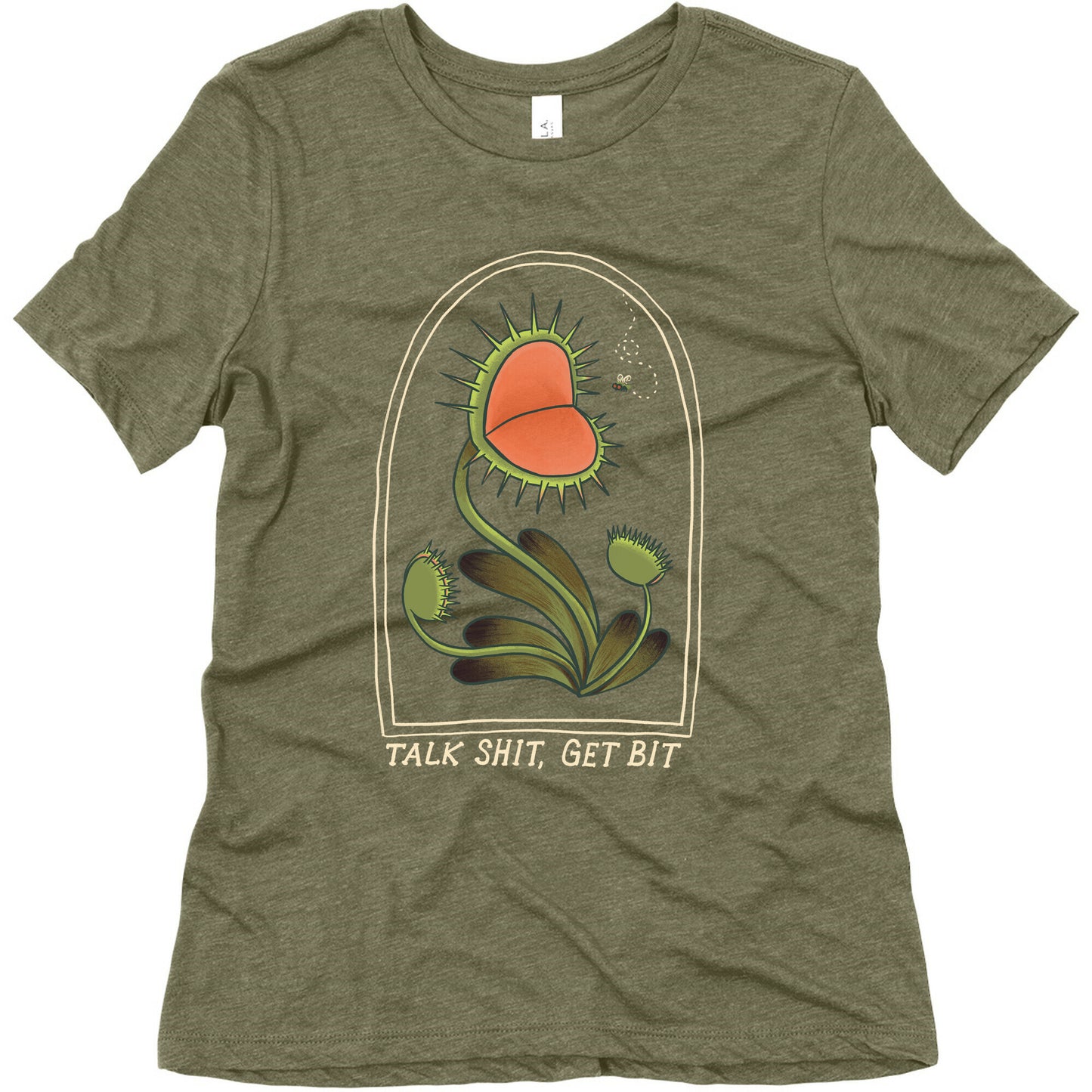 Talk Shit, Get Bit Venus Flytrap Women's Triblend Tee
