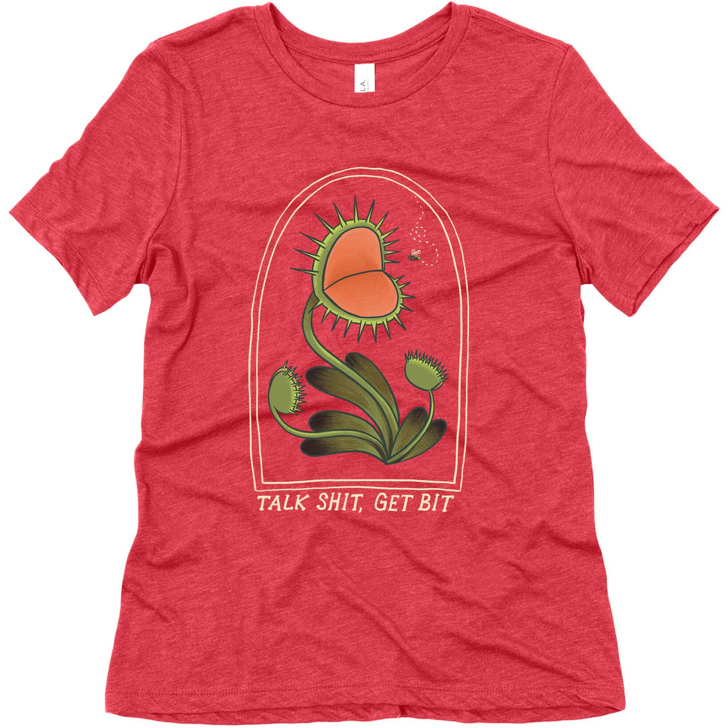 Talk Shit, Get Bit Venus Flytrap Women's Triblend Tee