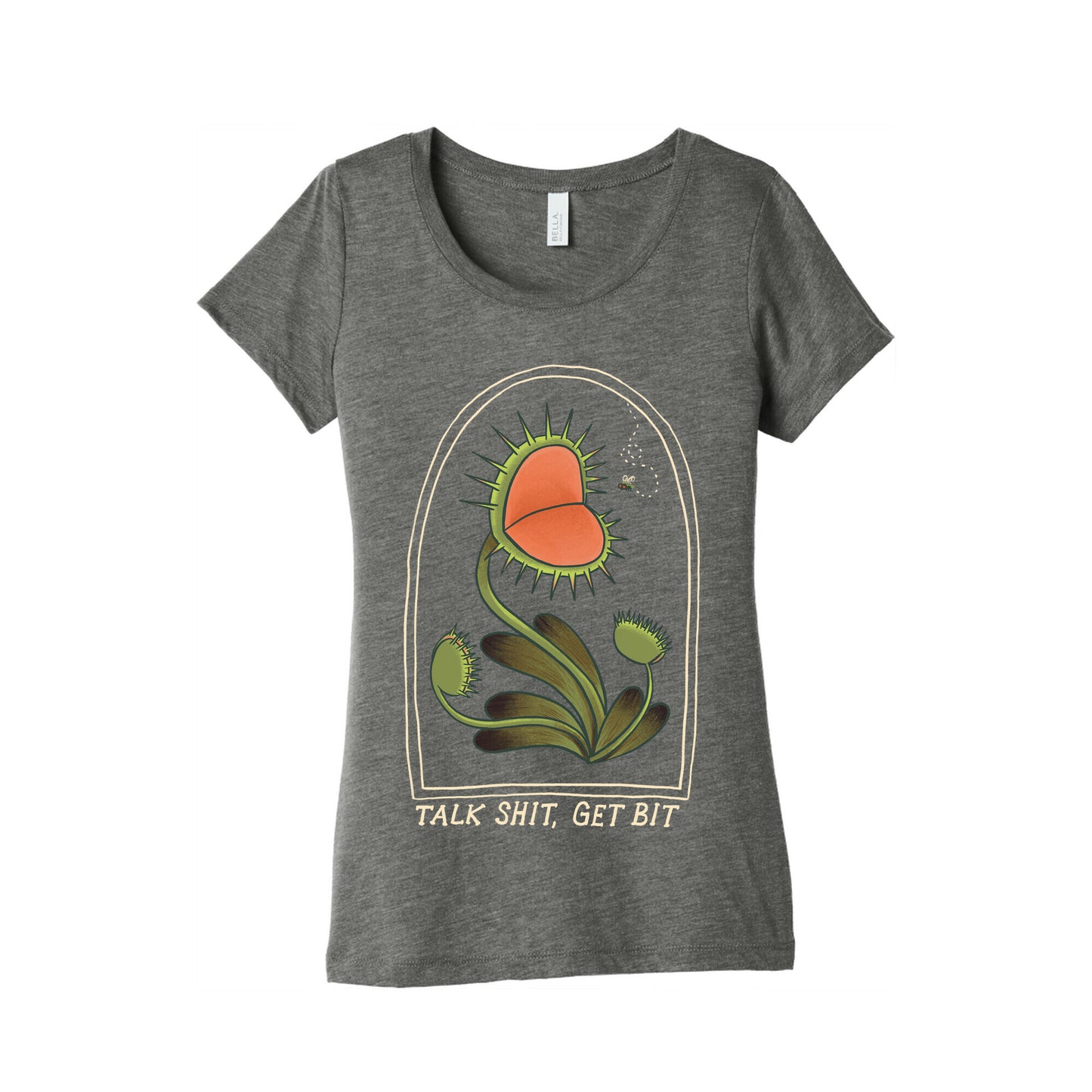 Talk Shit, Get Bit Venus Flytrap Women's Triblend Tee
