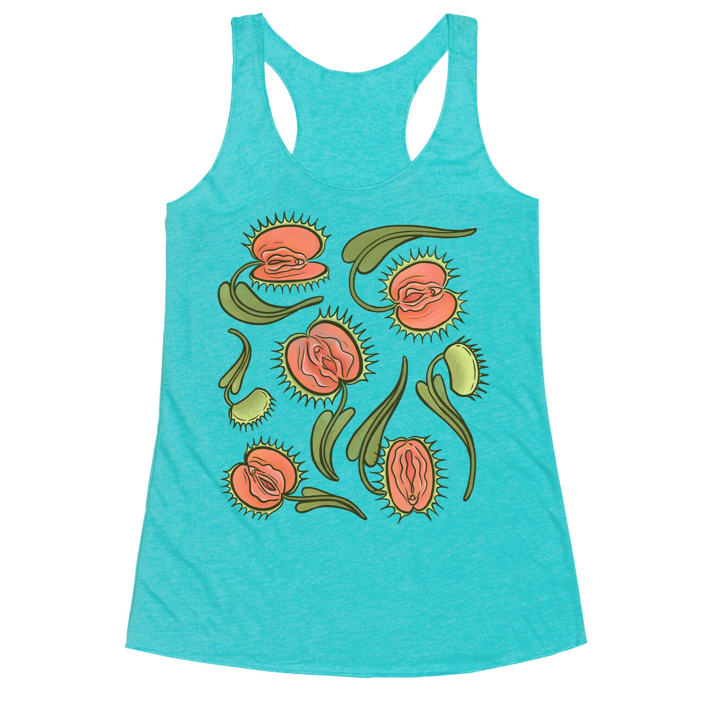 Venus Flytrap Vulvas Racerback Tank