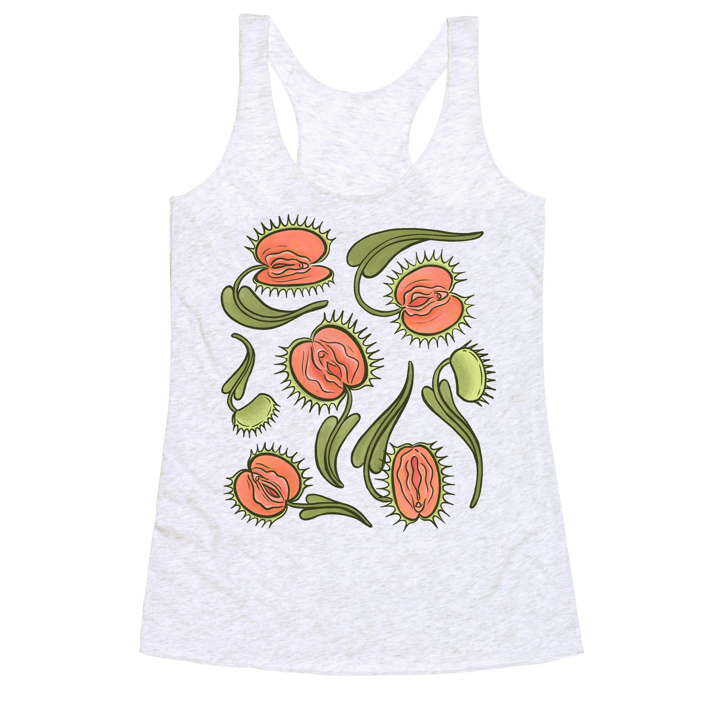 Venus Flytrap Vulvas Racerback Tank
