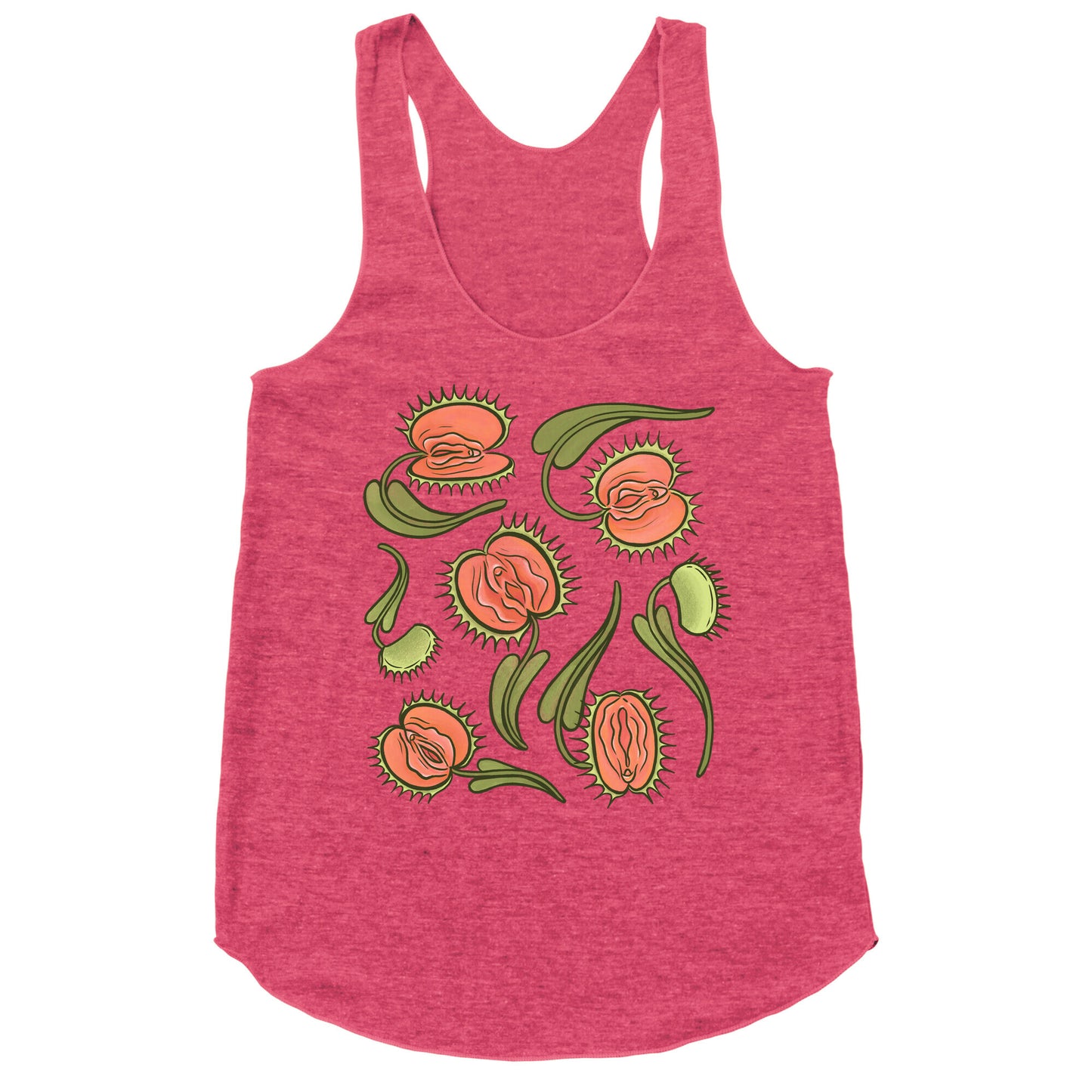 Venus Flytrap Vulvas Racerback Tank