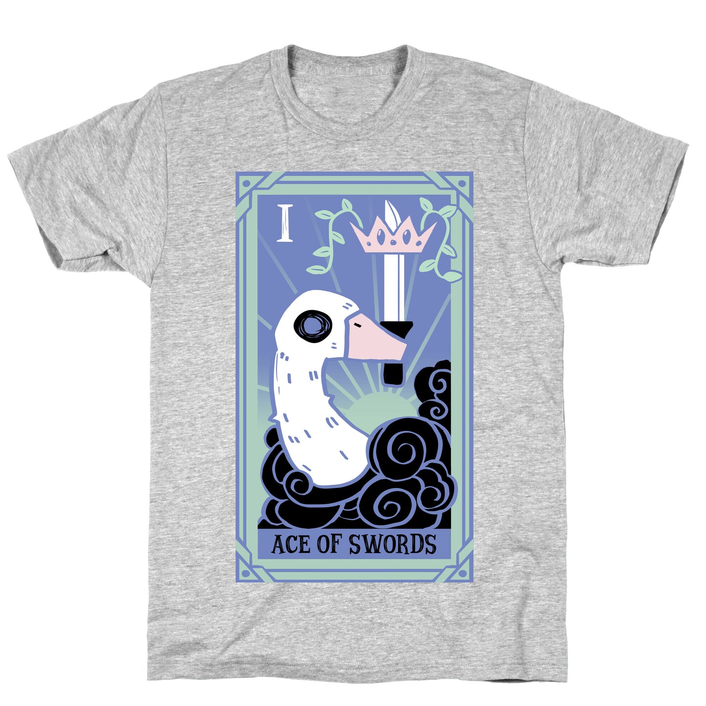 Creepy Cute Tarots: Ace Of Swords T-Shirt