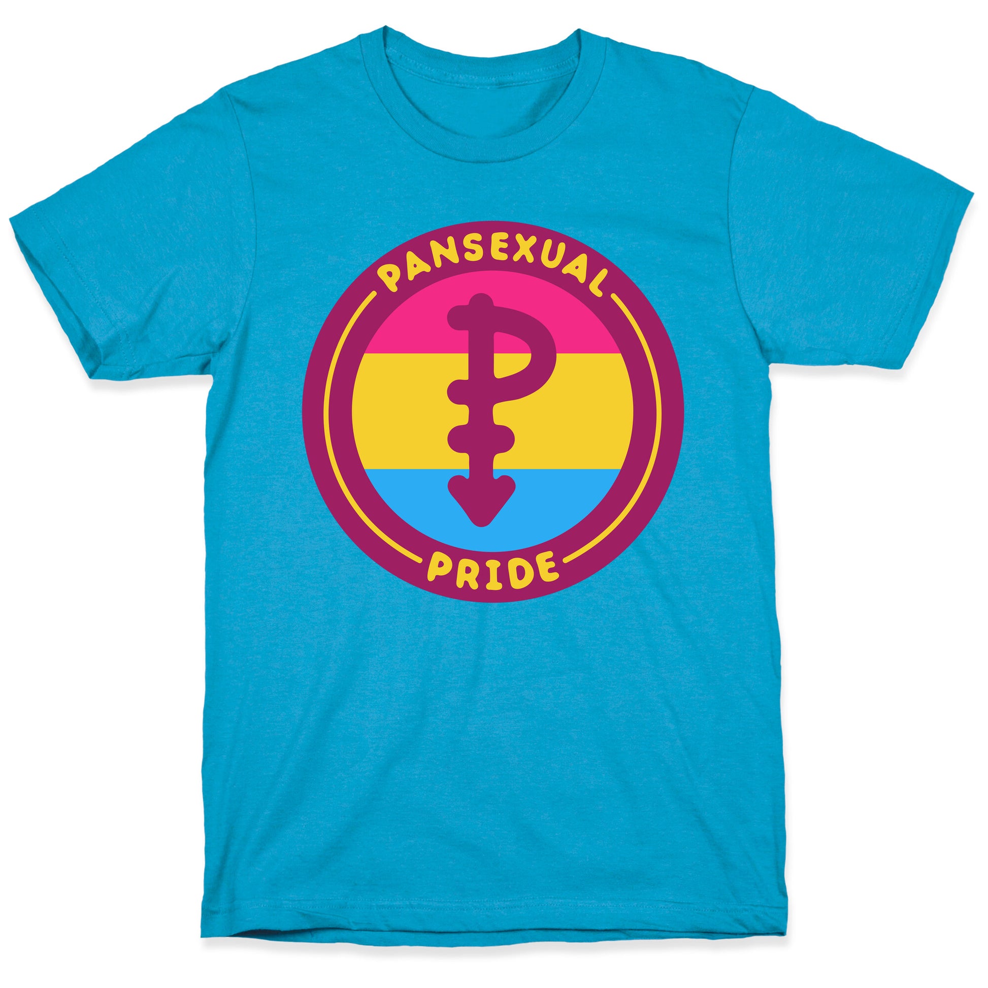 Pansexual Pride Patch Unisex Triblend Tee