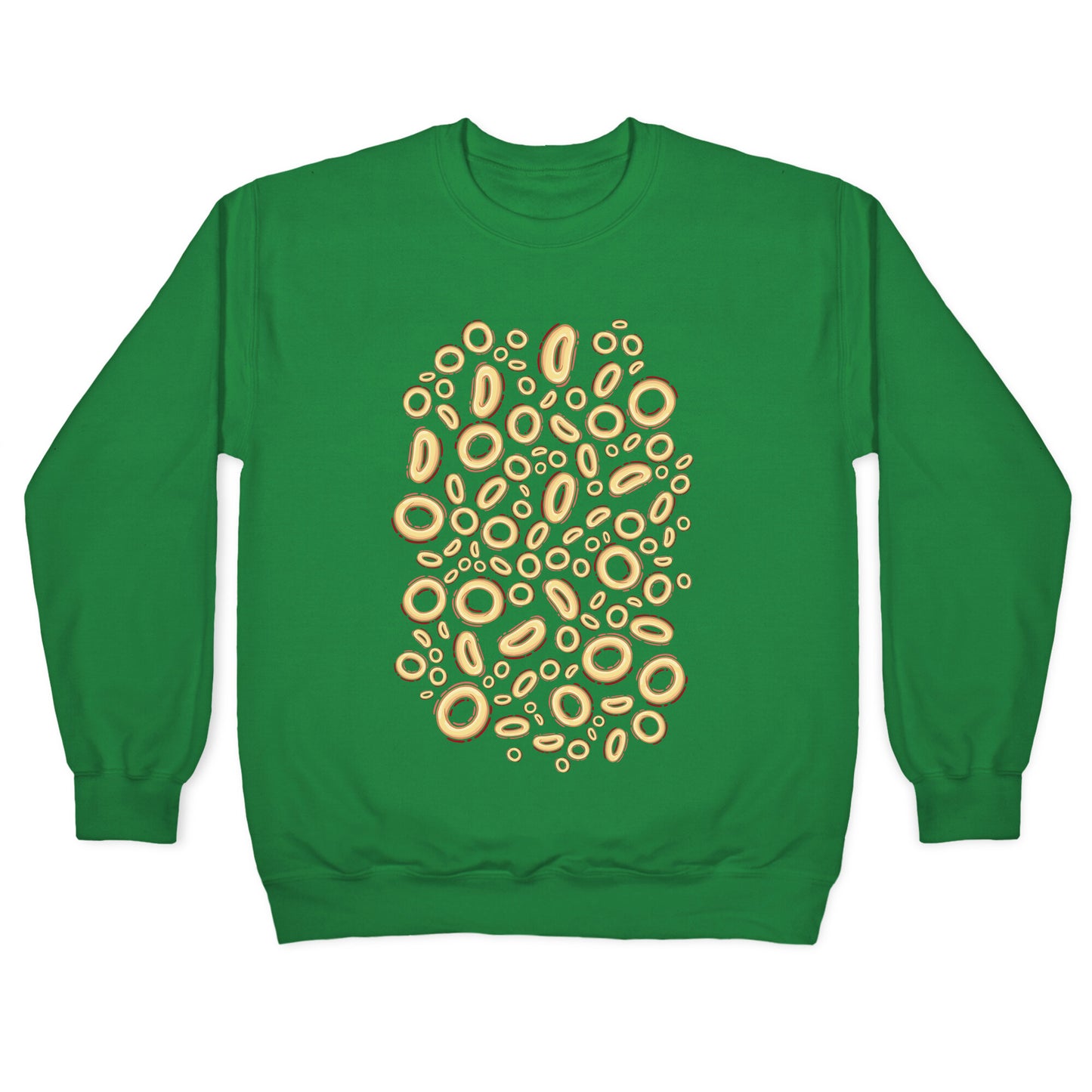 Spaghettios Pattern Crewneck Sweatshirt