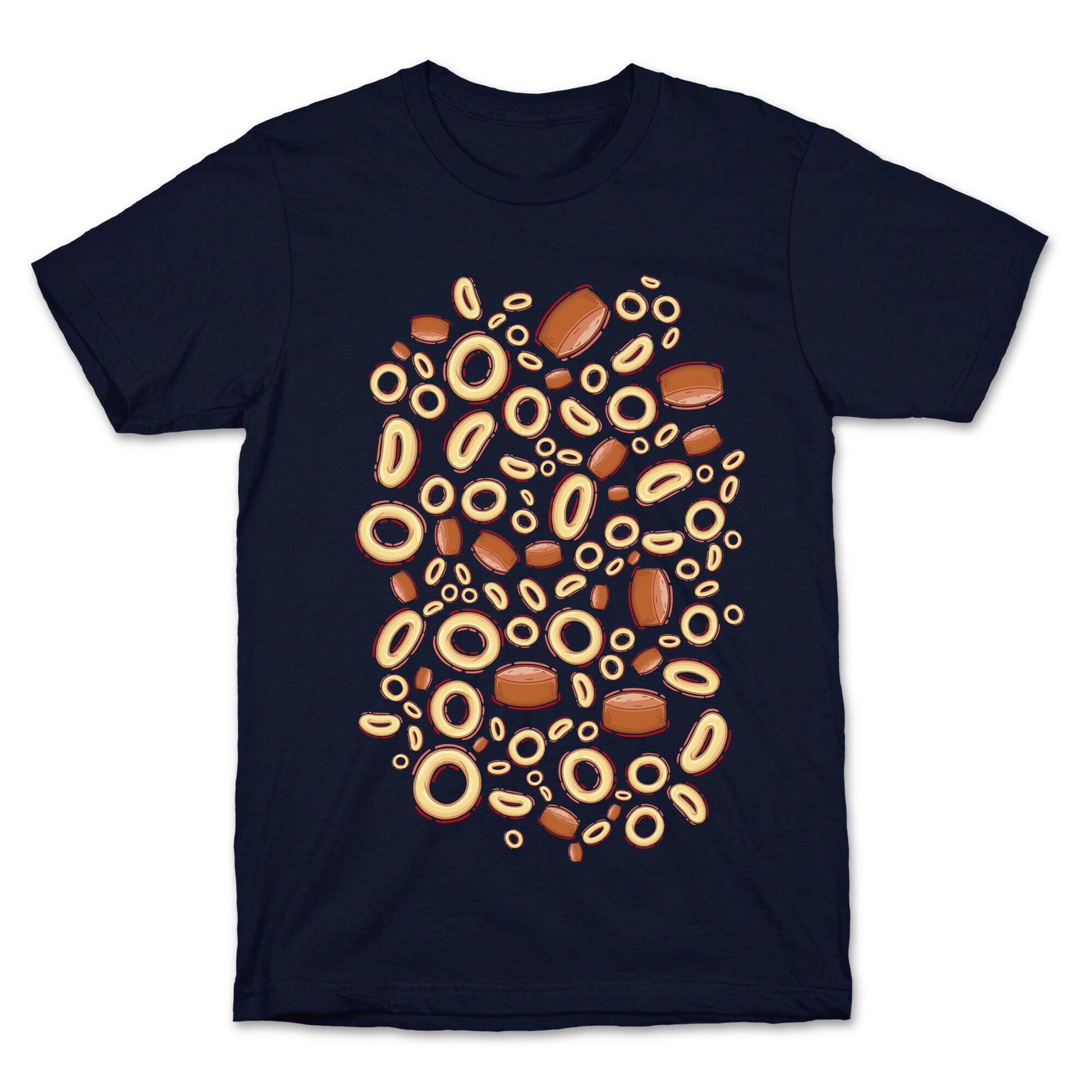 Spaghettios With Franks Pattern T-Shirt