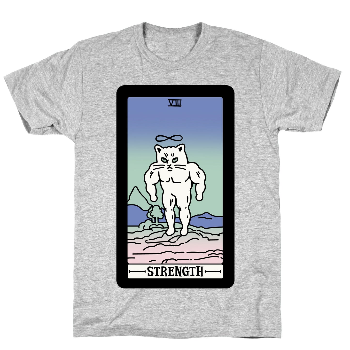 Strength Cat Meme Tarot Card T-Shirt