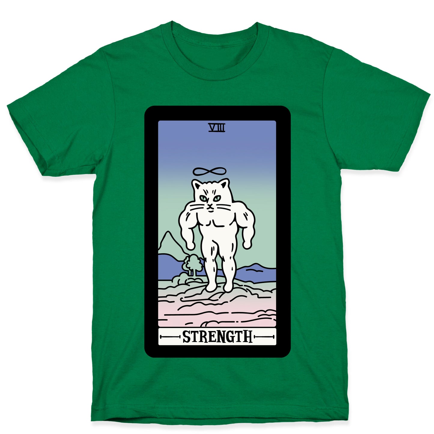 Strength Cat Meme Tarot Card T-Shirt