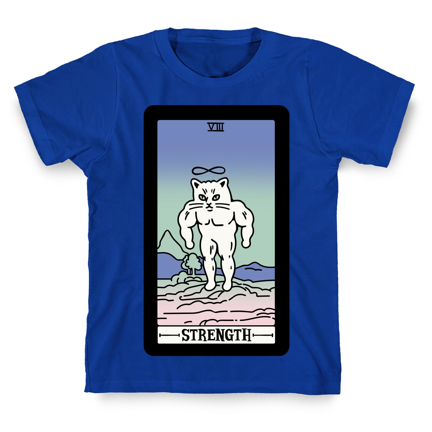 Strength Cat Meme Tarot Card T-Shirt