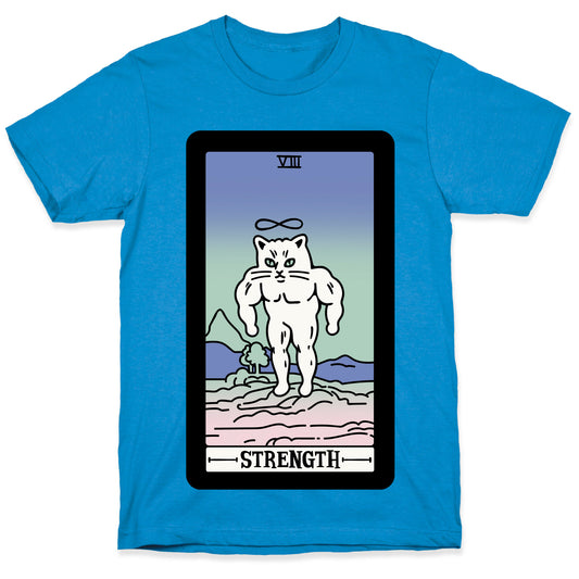 Strength Cat Meme Tarot Card T-Shirt